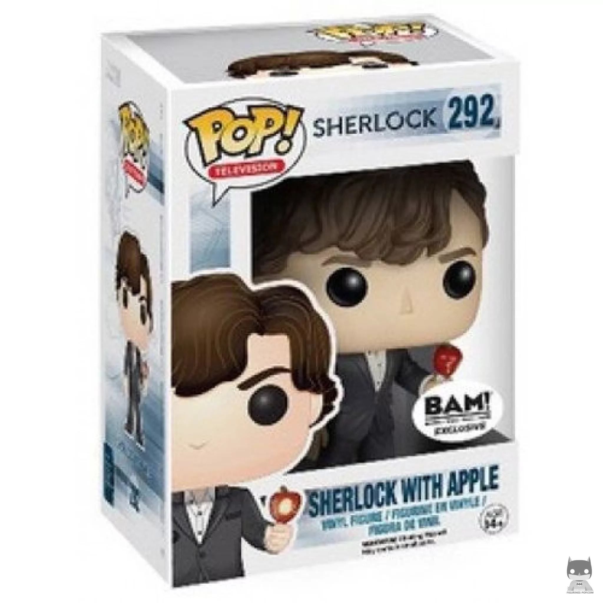 Figurine Funko POP Sherlock Holmes (avec Pomme) avec boîte