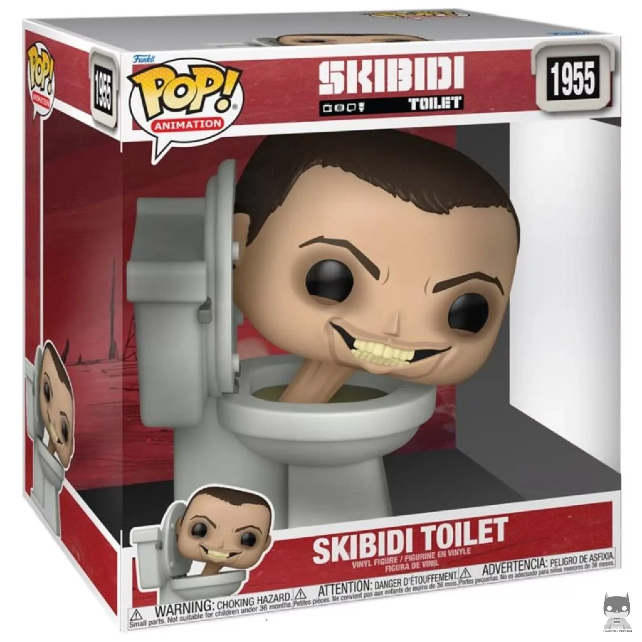 Figurine Funko POP Skibidi Toilet 25 cm avec boîte