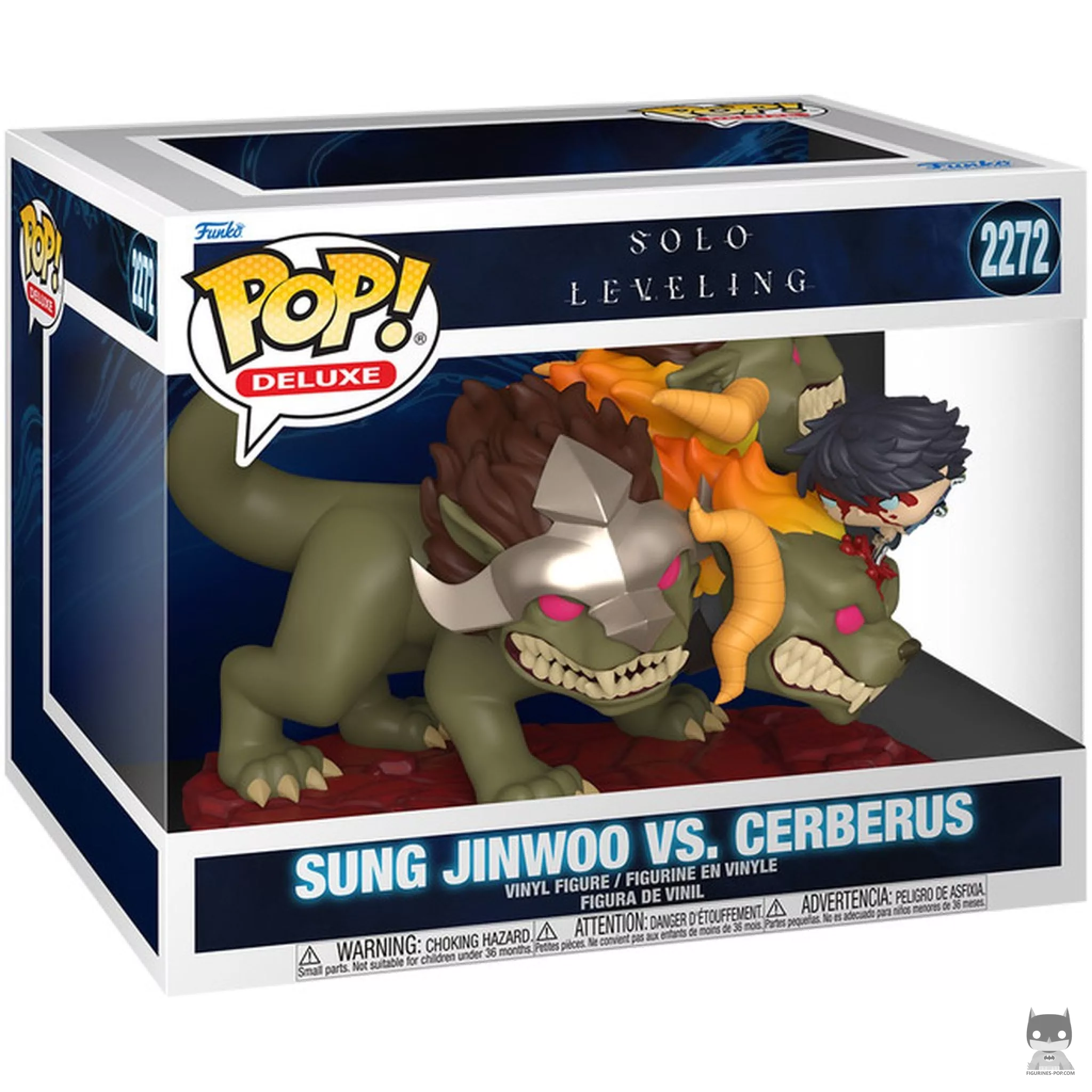 Figurine Funko POP Sung Jinwoo vs. Cerberus avec boîte