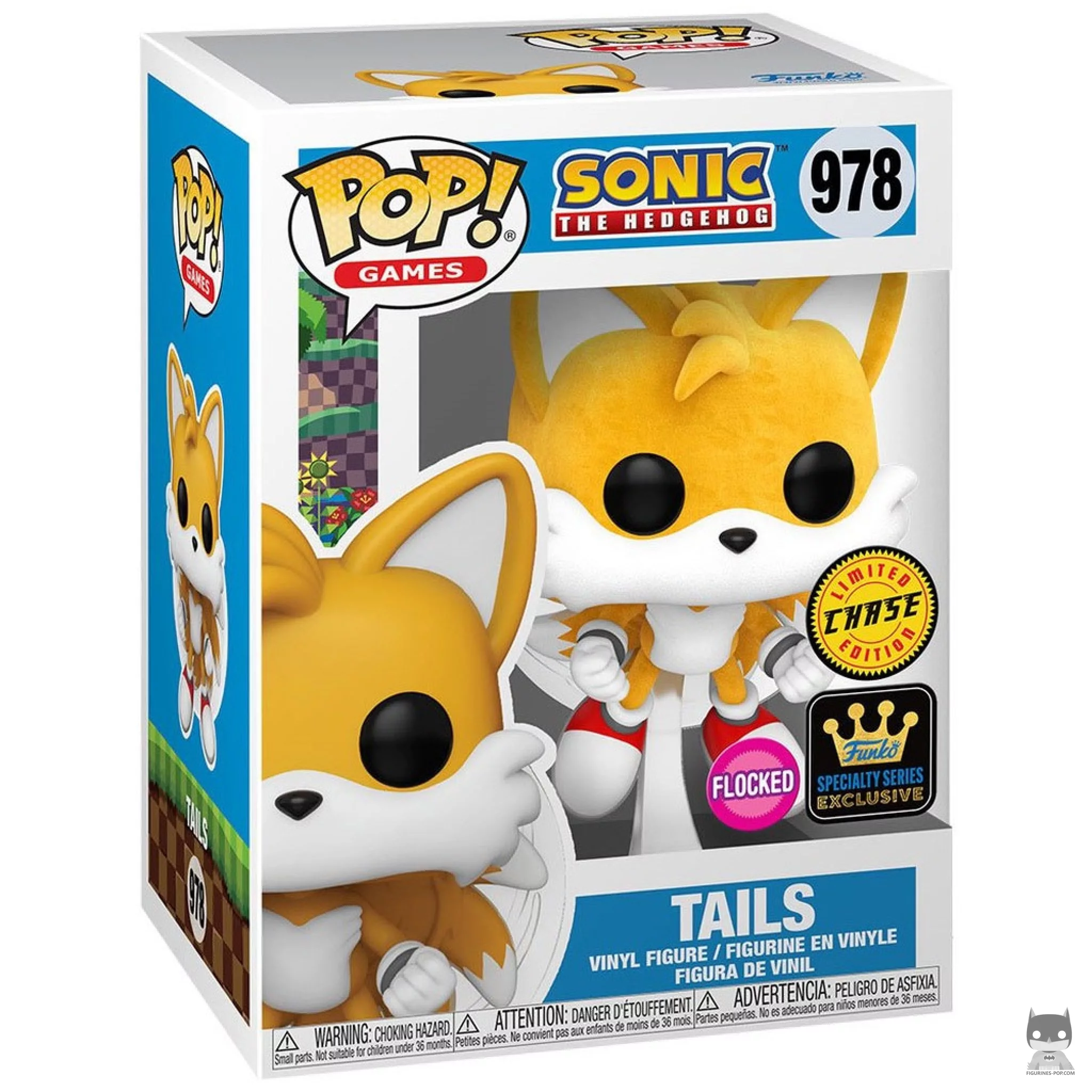 Figurine Funko POP Tails (Volant, Chase & Flocked) avec boîte
