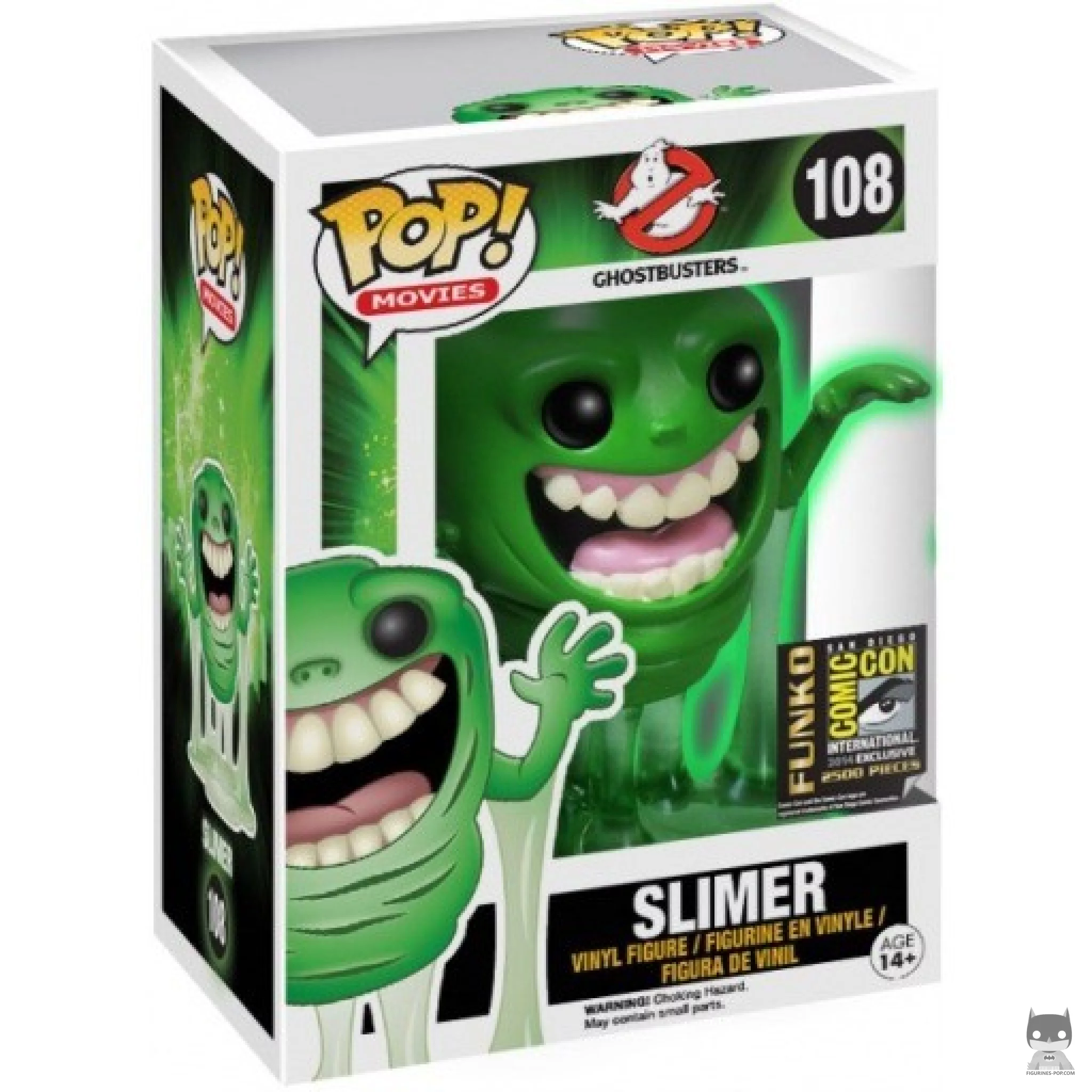 Figurine Funko POP Slimer (Glow in the Dark) avec boîte