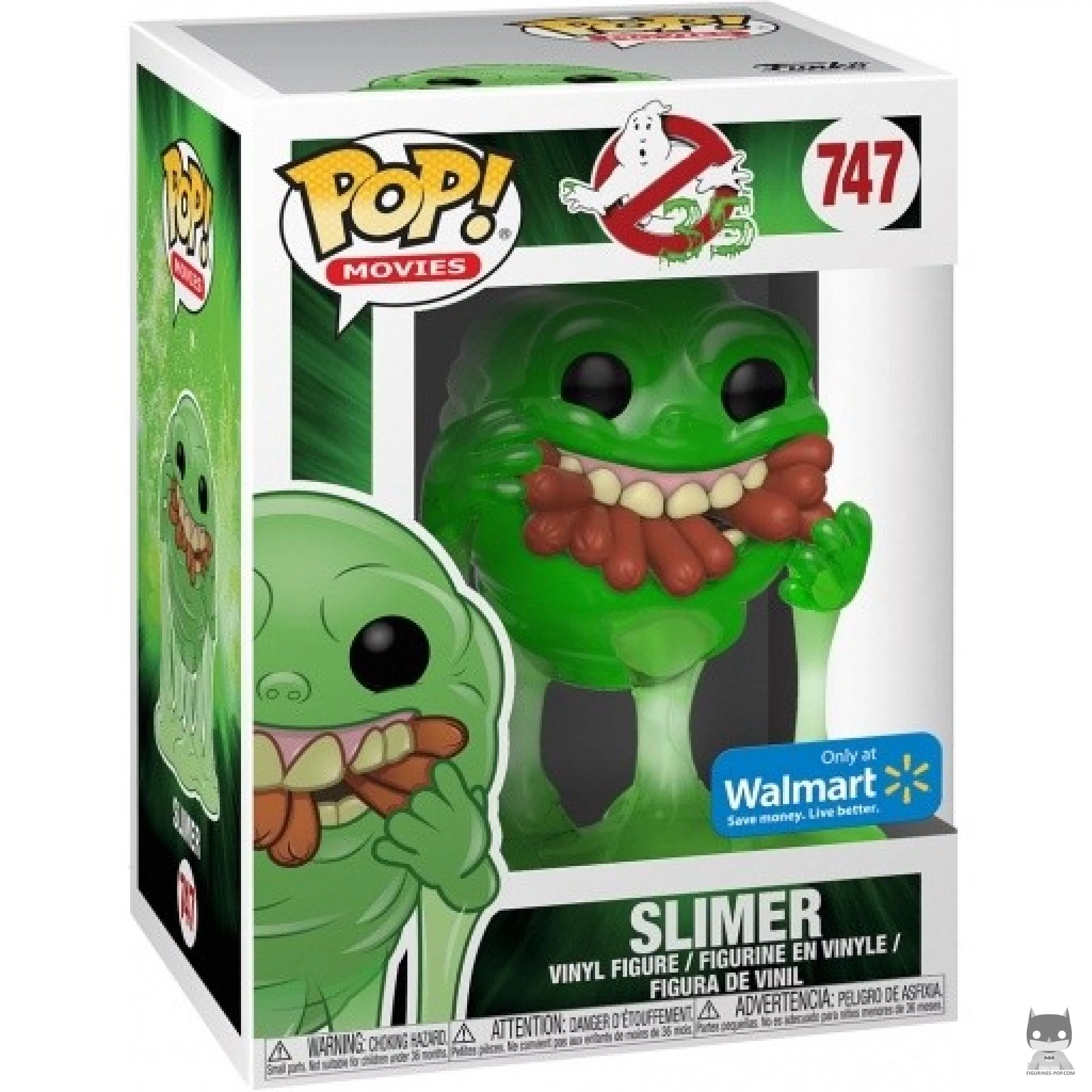 Figurine Funko POP Slimer (Translucent) avec boîte