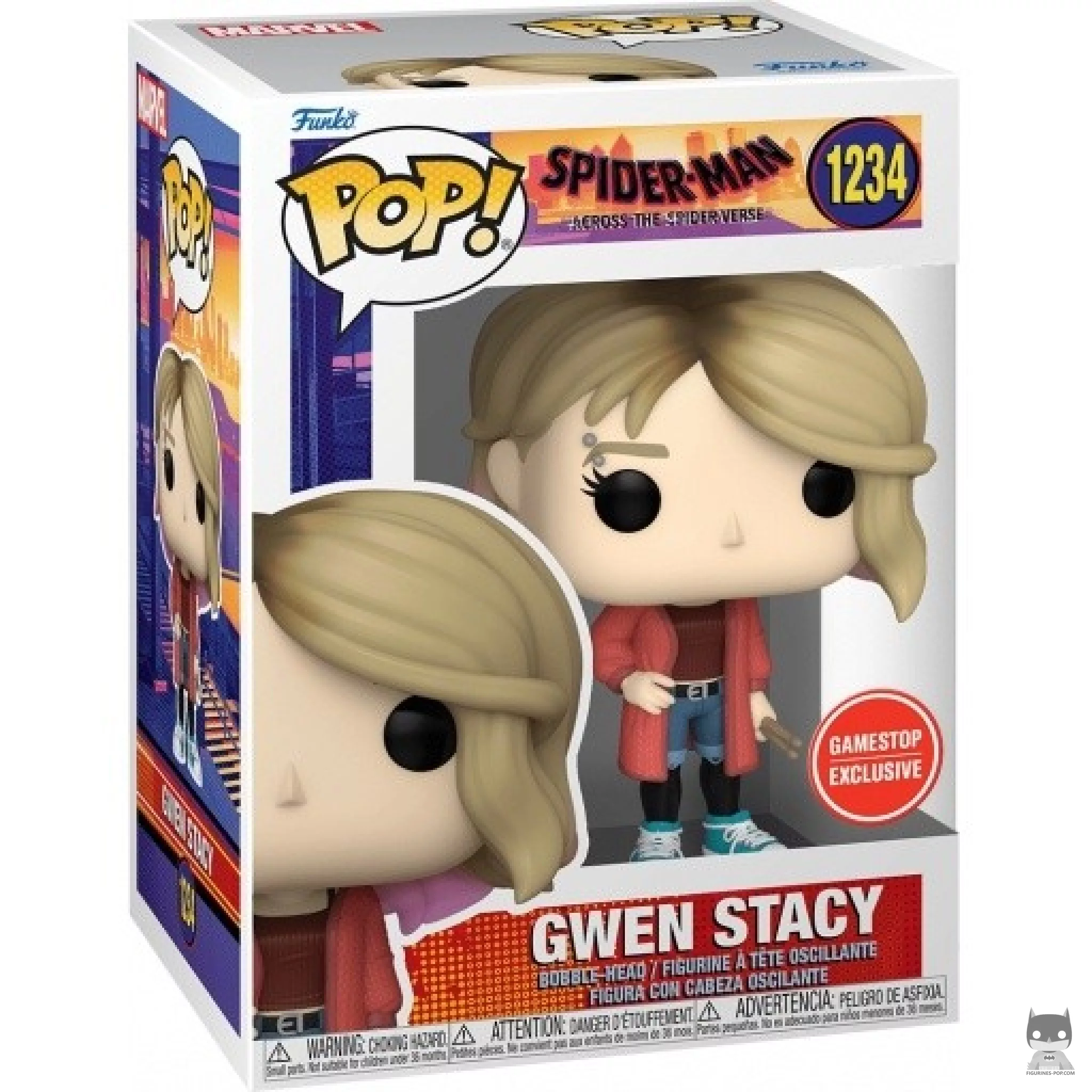 Figurine Funko POP Gwen Stacy avec boîte