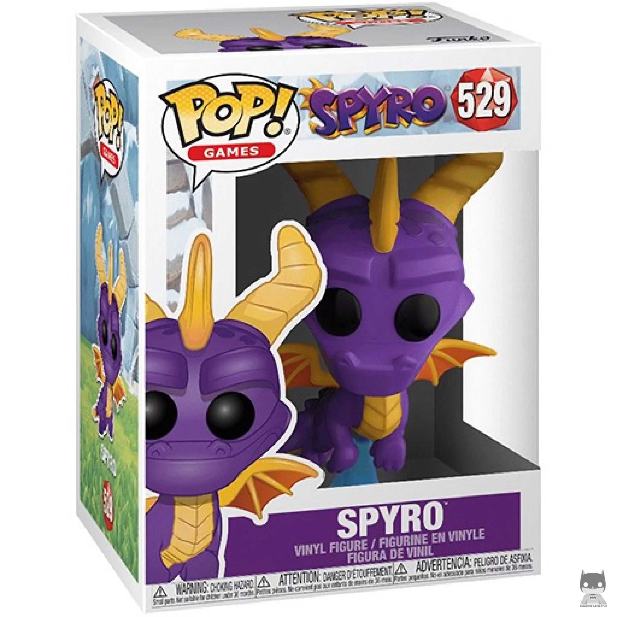 Figurine Funko POP Spyro avec boîte