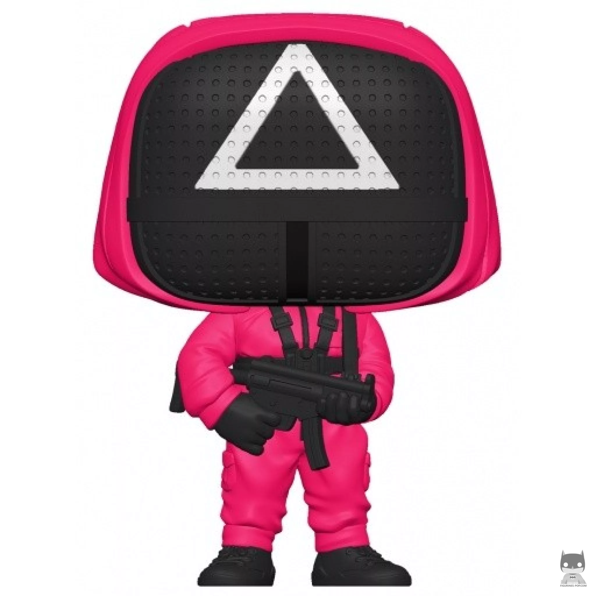 Figurine Funko POP Soldat Rouge avec Masque Triangle (Squid Game)