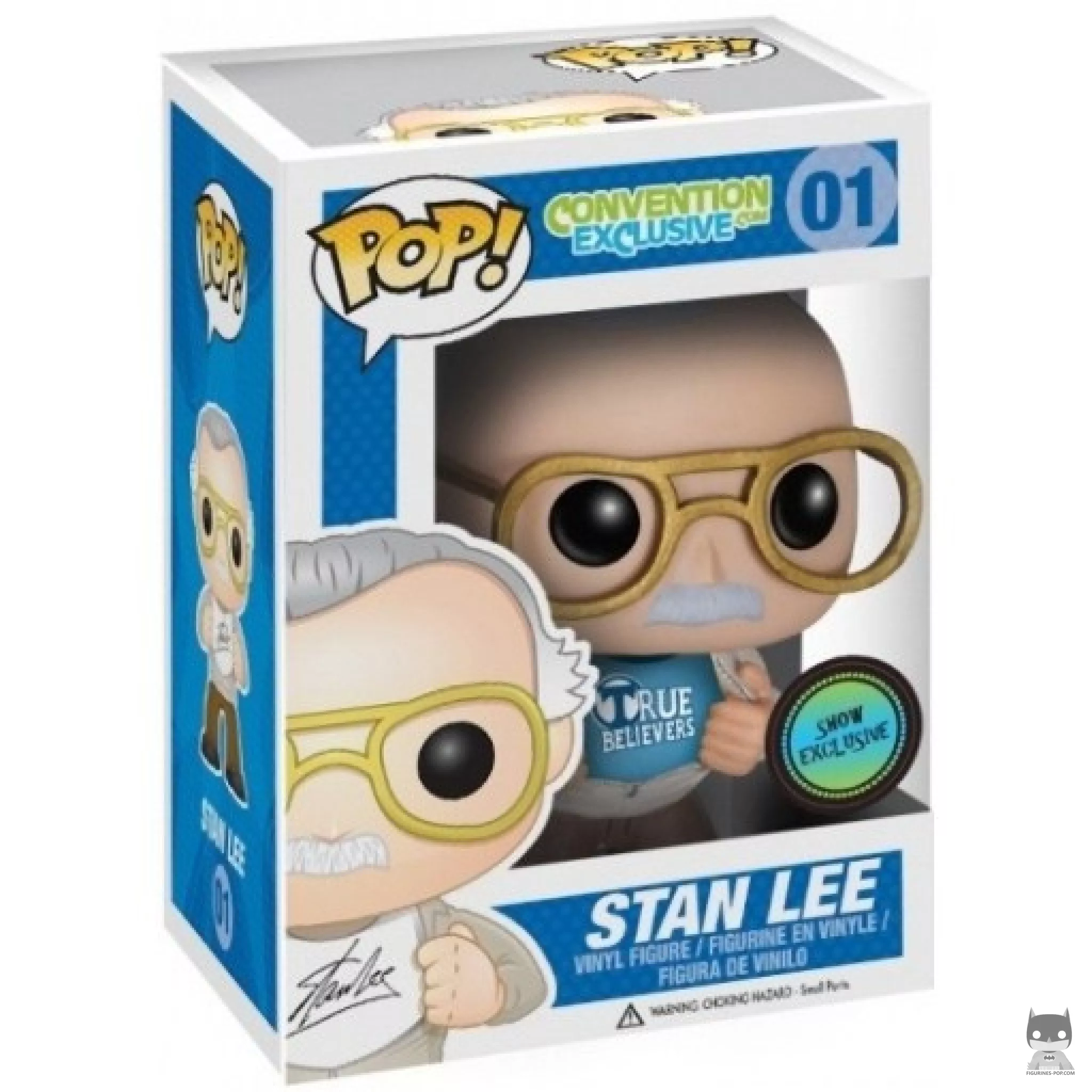 Figurine Funko POP Stan Lee (True Believers) avec boîte