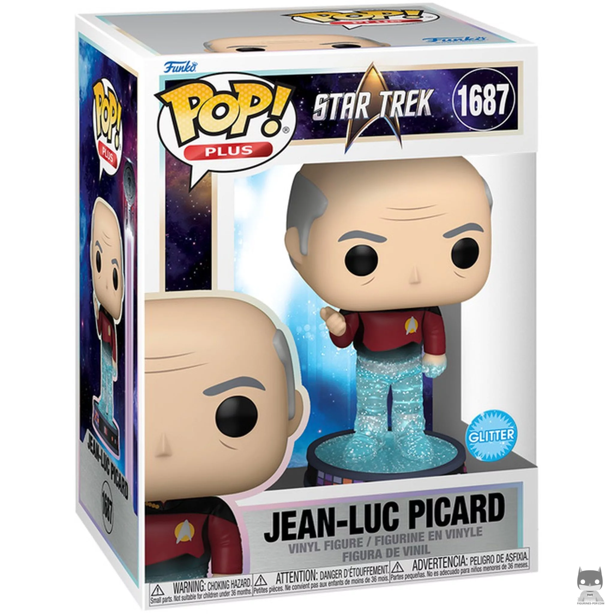 Figurine Funko POP Jean-Luc Picard (Glitter) (Star Trek)