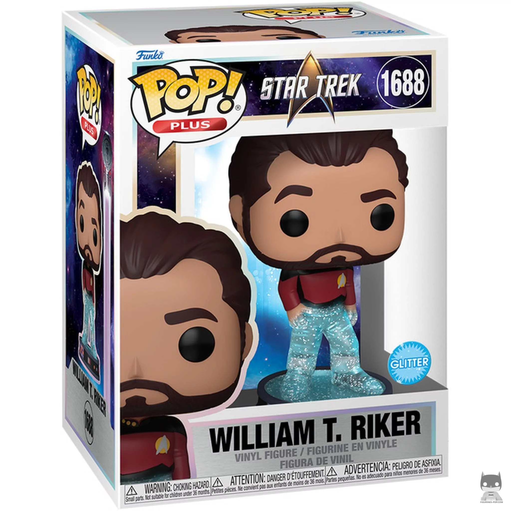 Figurine Funko POP William T. Riker (Glitter) (Star Trek)