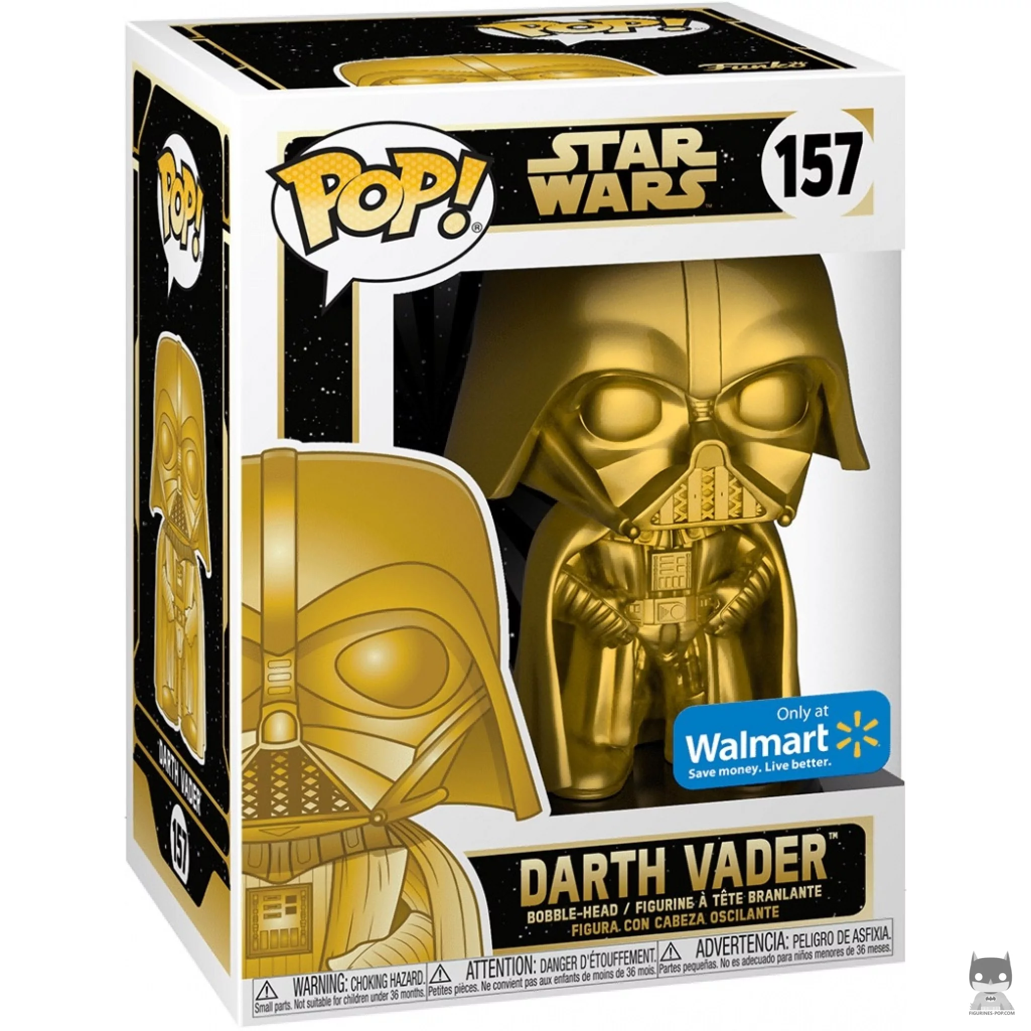 Figurine Funko POP Dark Vador (Doré) avec boîte
