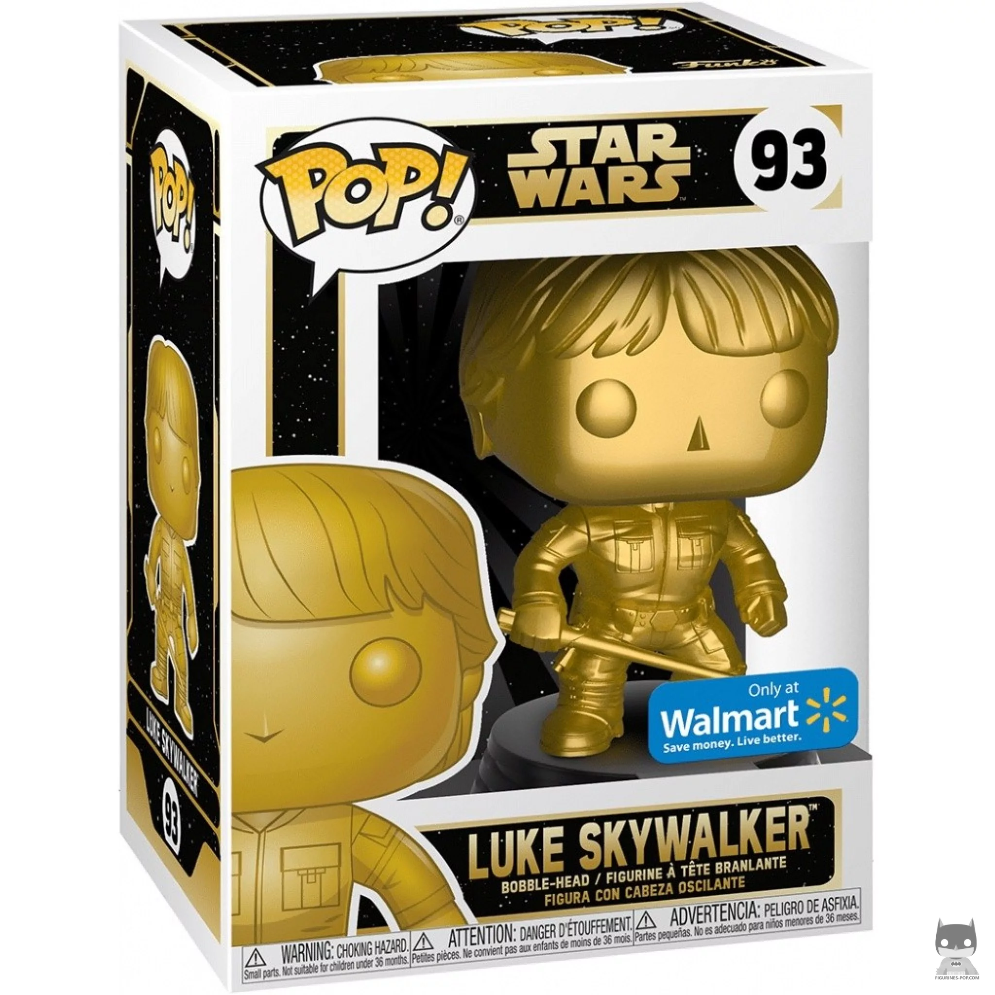 Figurine Funko POP Princesse Leia (Doré) avec boîte