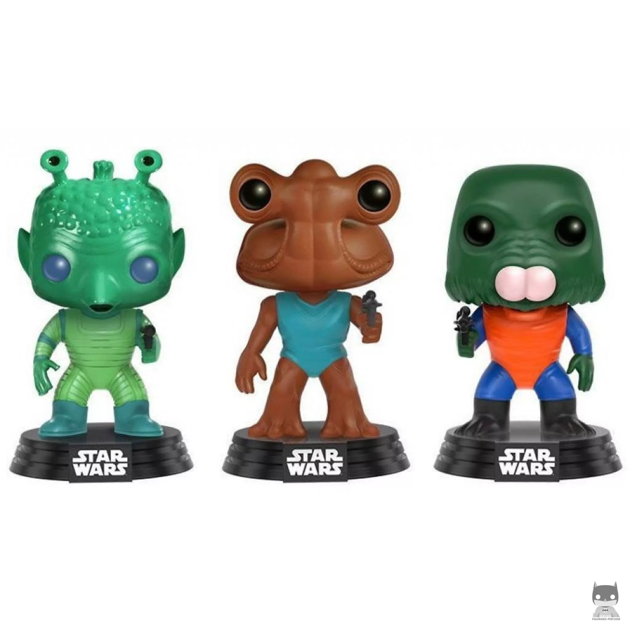 Figurine Funko POP Greedo, Hammerhead & Walrus Man (Star Wars : Episode I, La Menace Fantôme)