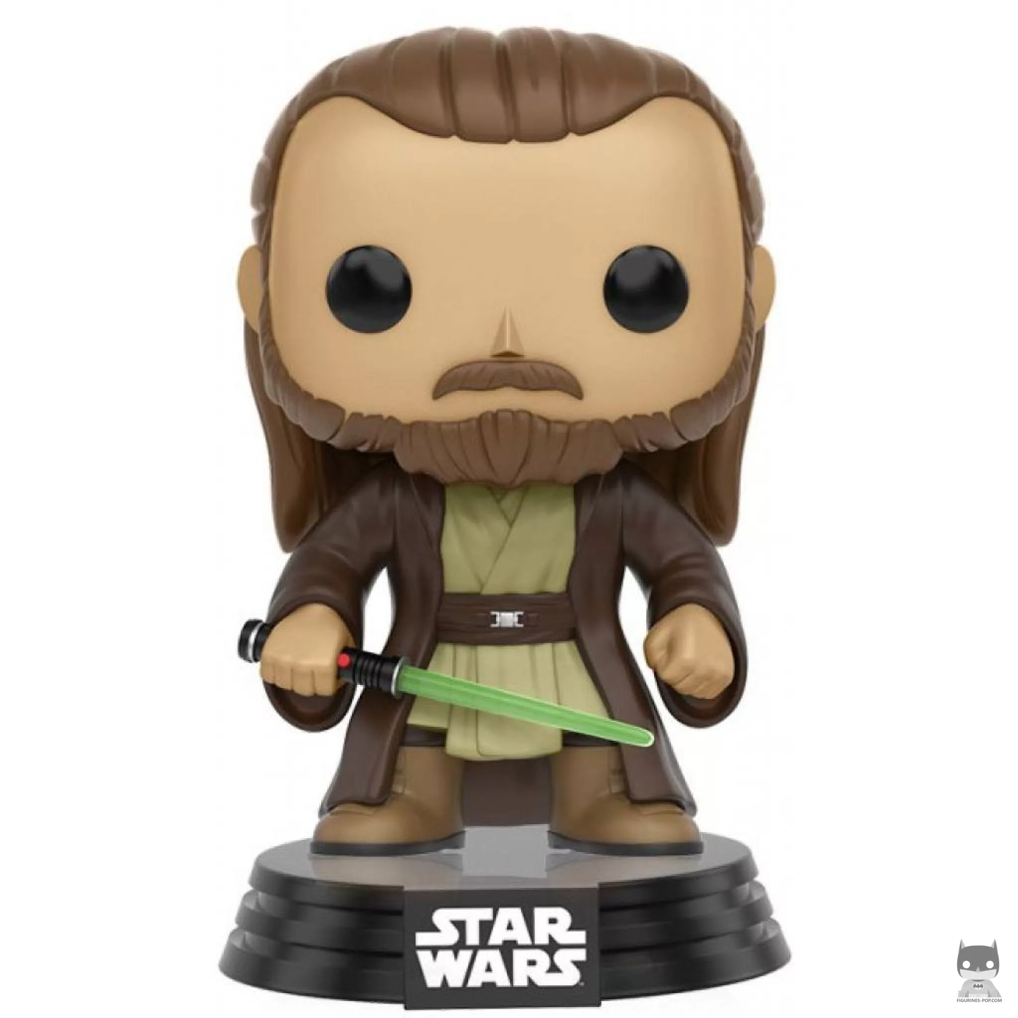 Figurine Funko POP Qui Gon Jinn (Star Wars : Episode I, La Menace Fantôme)