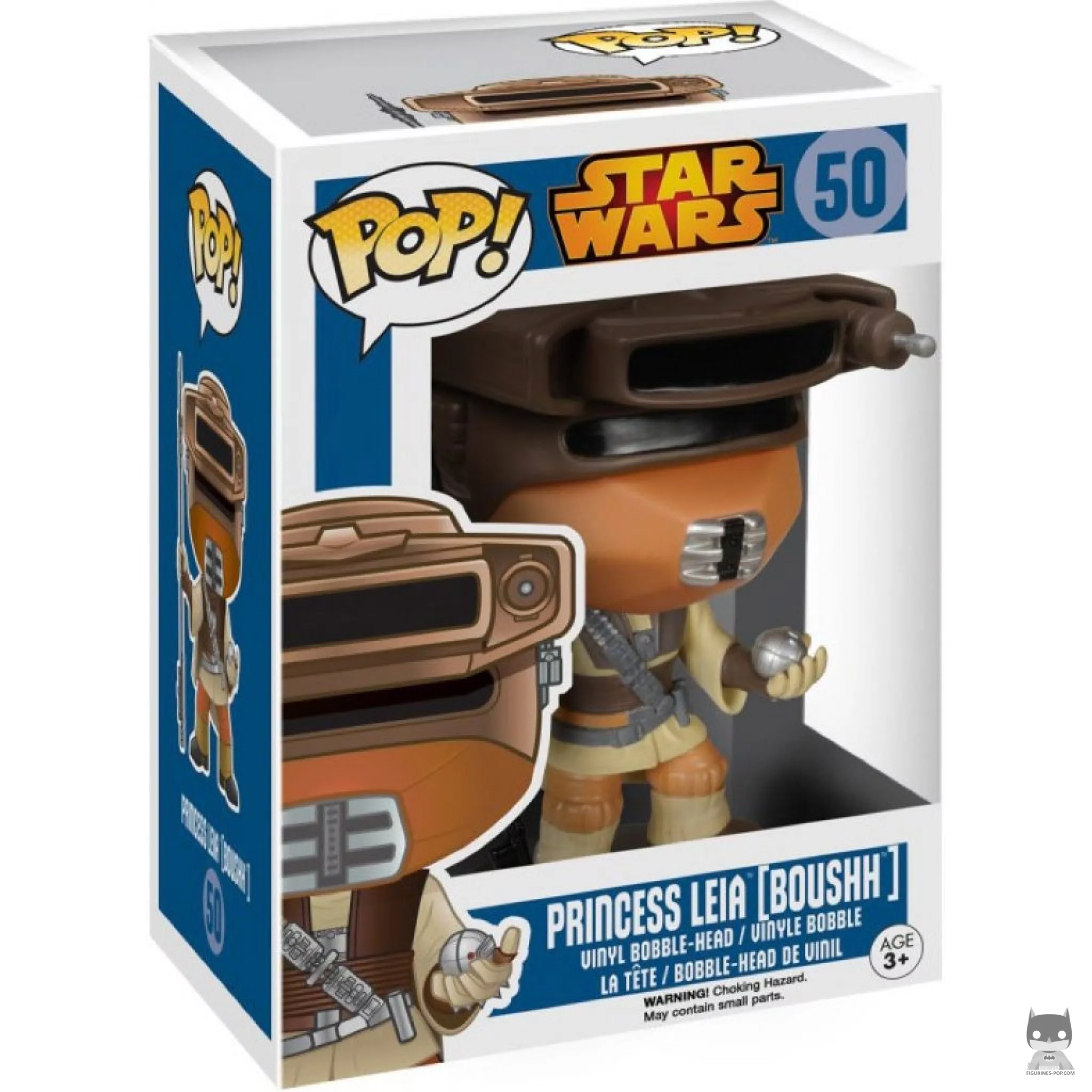 Figurine Funko POP Princesse Leia en Boushh avec boîte