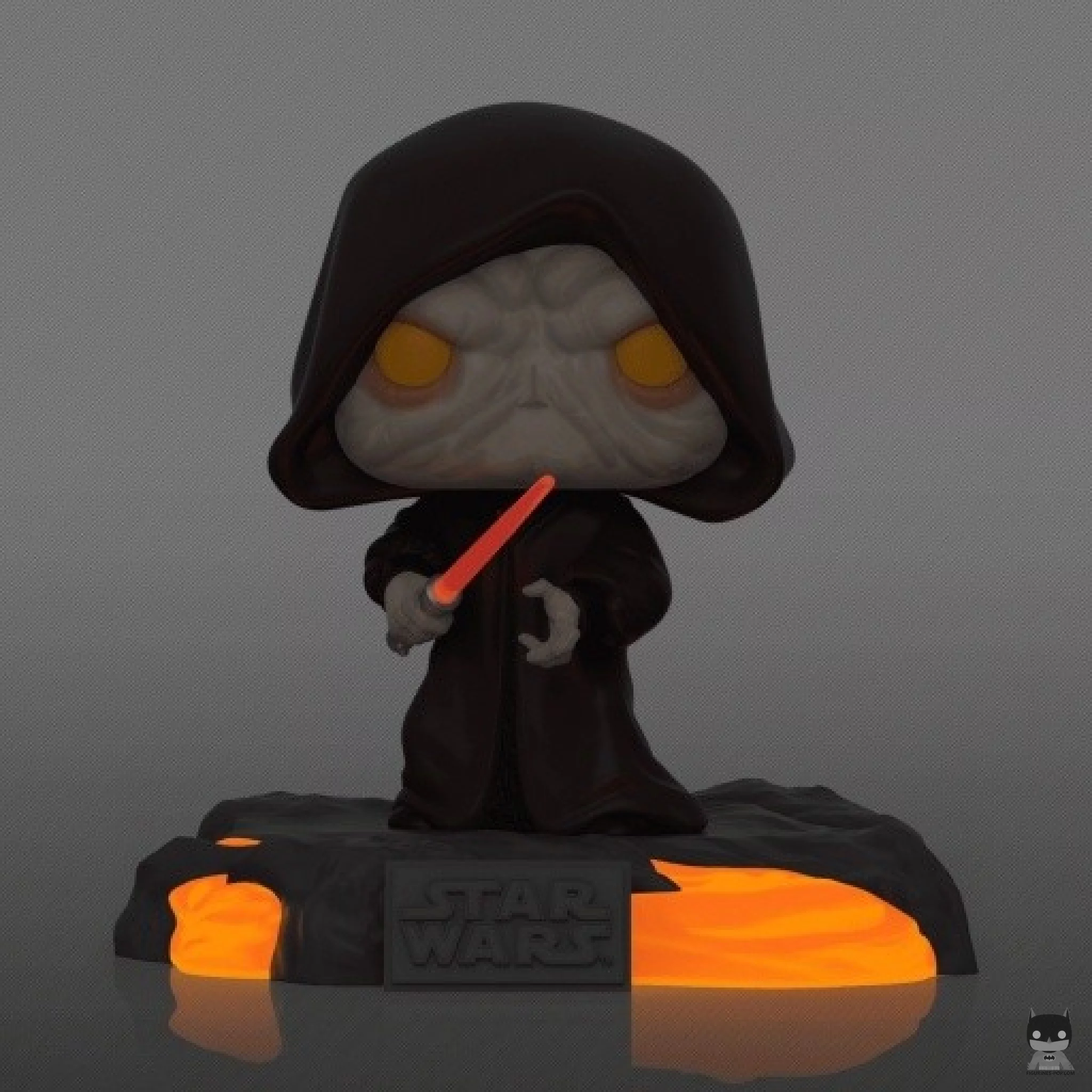Figurine Funko POP Série Sabre Rouge Volume 1 : Dark Sidious (Glow in the Dark) (Star Wars : Episode III, La Revanche des Sith)