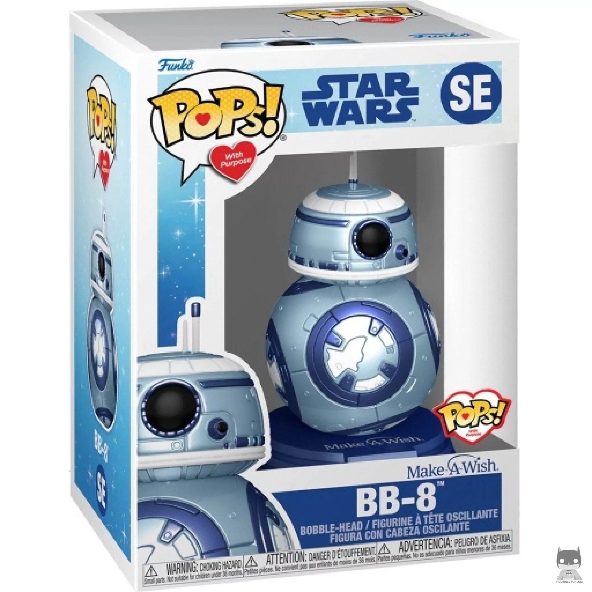 Figurine Funko POP BB-8 (Metallic) avec boîte