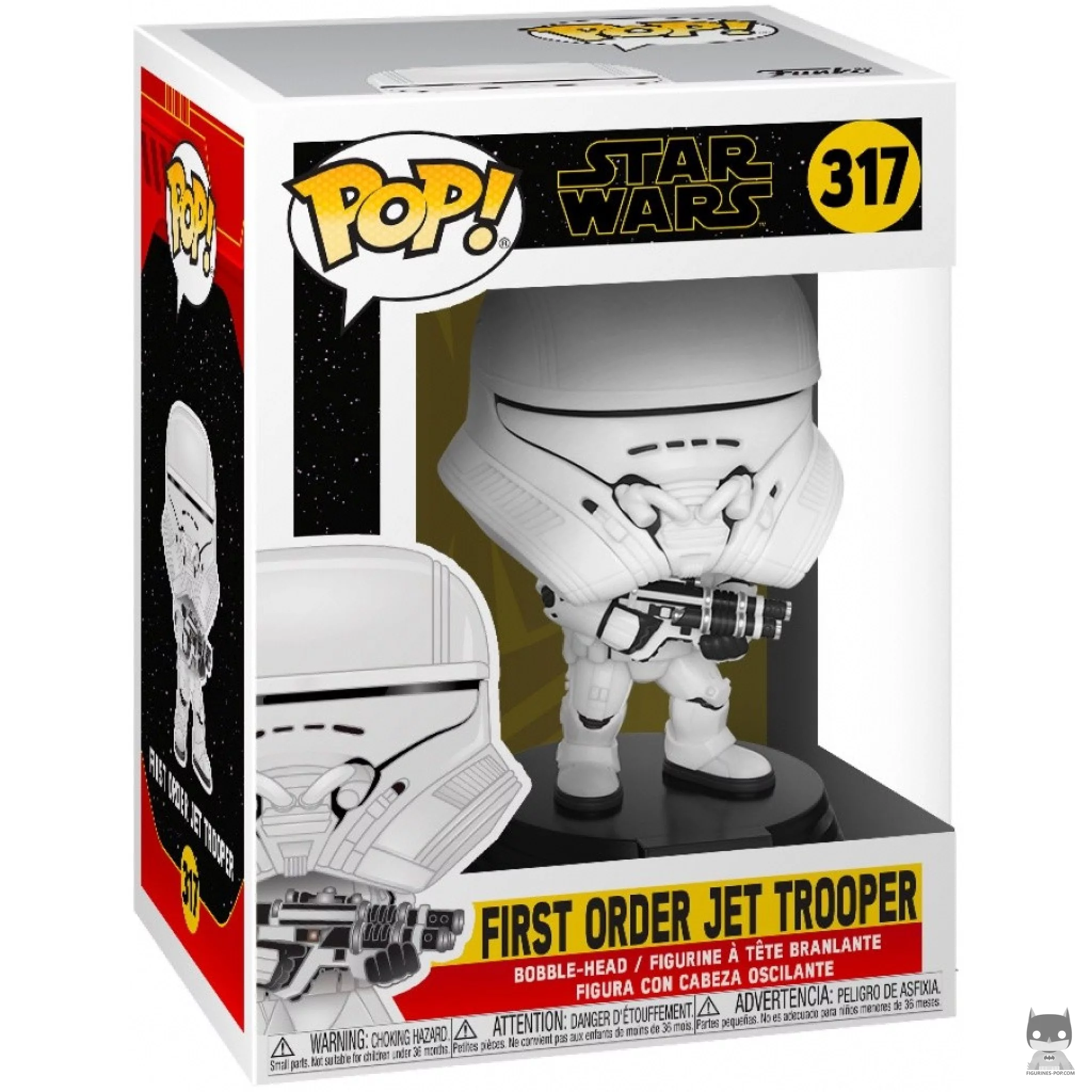 Figurine Funko POP First Order Jet Trooper avec boîte