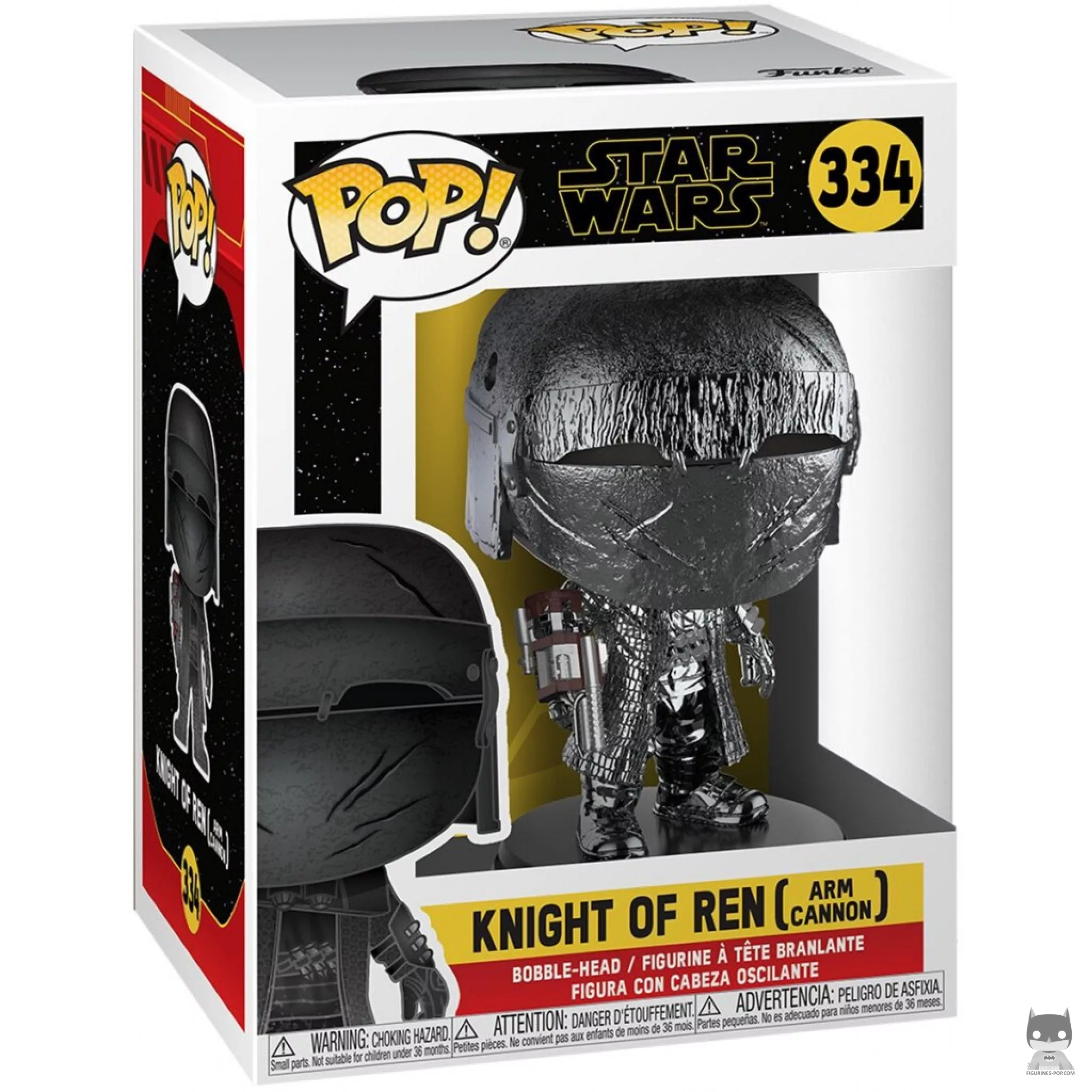 Figurine Funko POP Chevalier de Ren Cannon Arm (Hematite Chrome) avec boîte