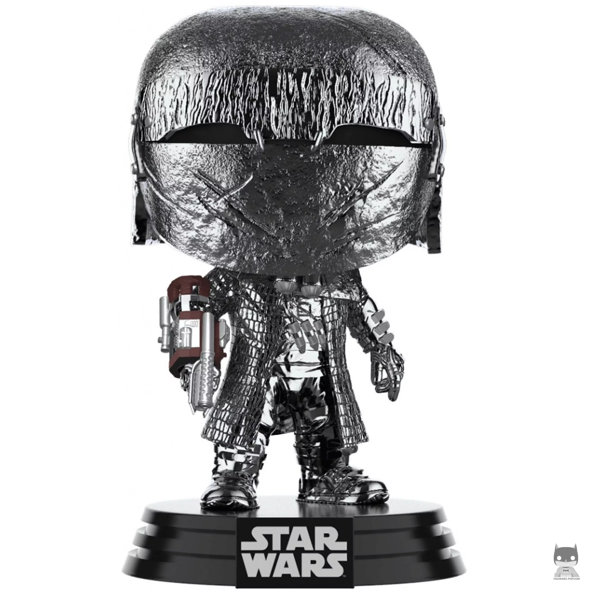 Figurine Funko POP Chevalier de Ren Cannon Arm (Hematite Chrome) (Star Wars Episode IX, L'Ascension de Skywalker)