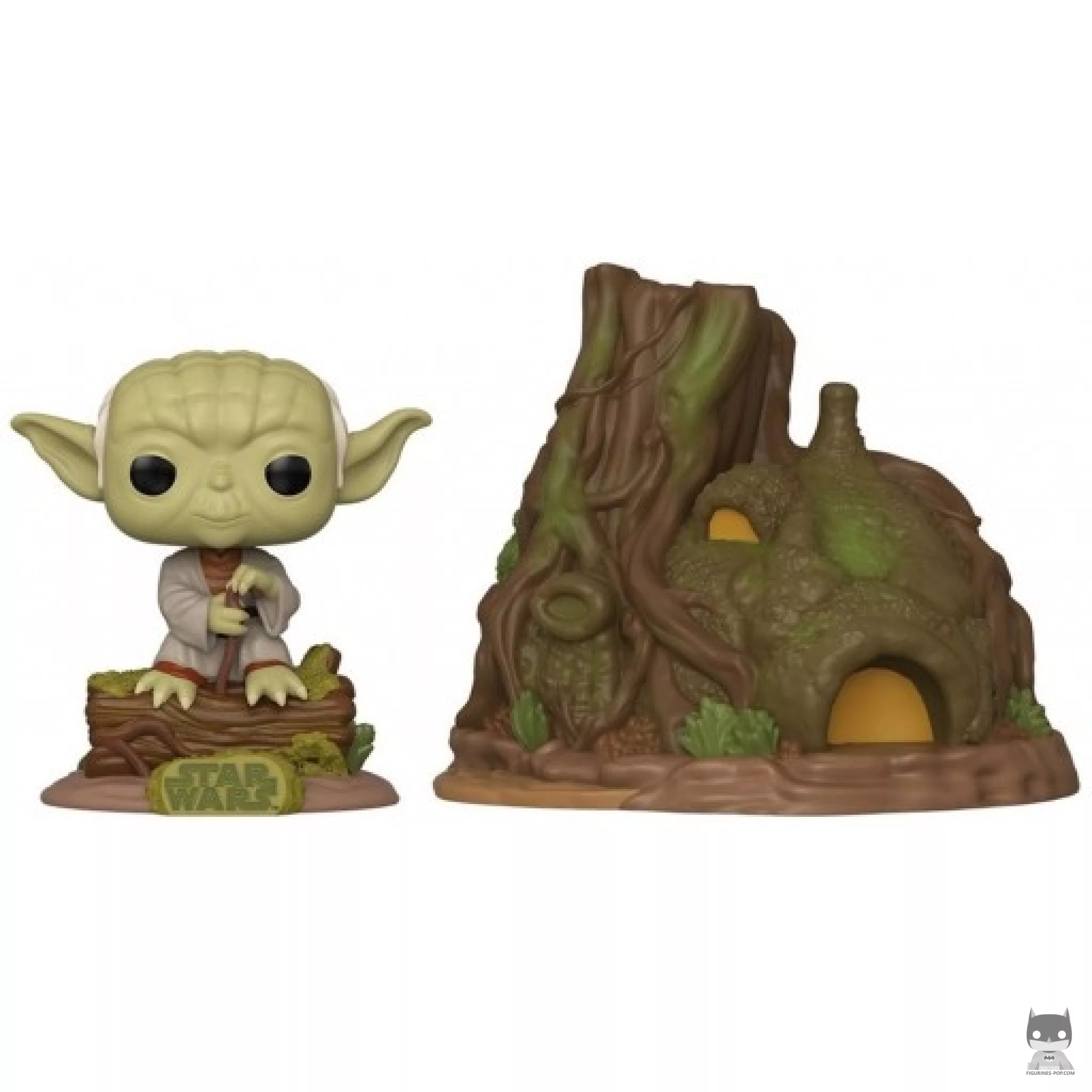 Figurine Funko POP Dagobah Yoda avec Cabane (Star Wars : Episode V, L'Empire contre-attaque)