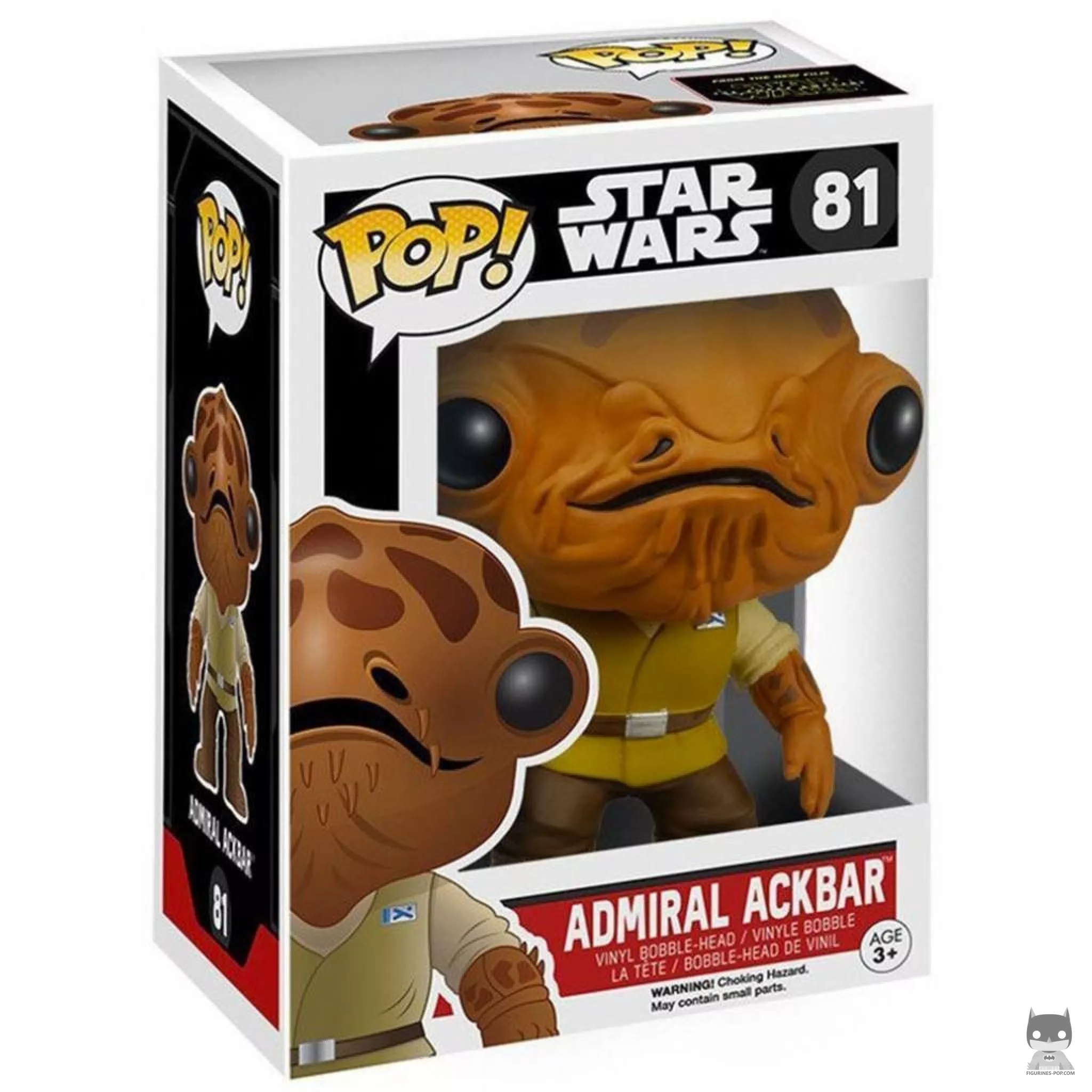 Figurine Funko POP Amiral Ackbar avec boîte