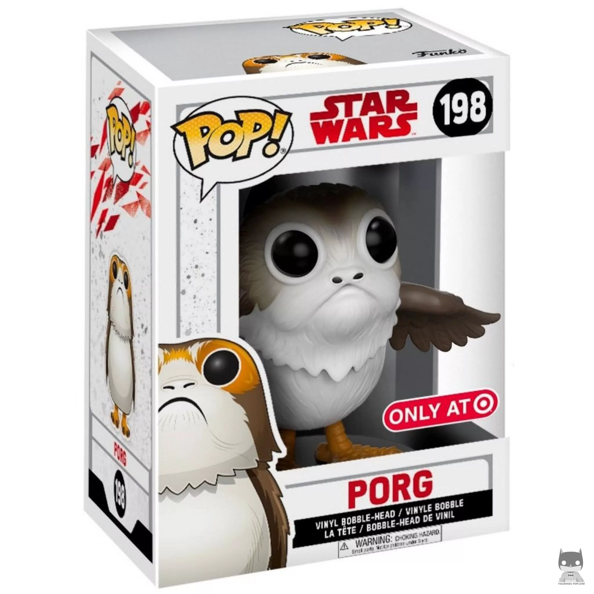 Figurine Funko POP Porg Ailes Ouvertes avec boîte
