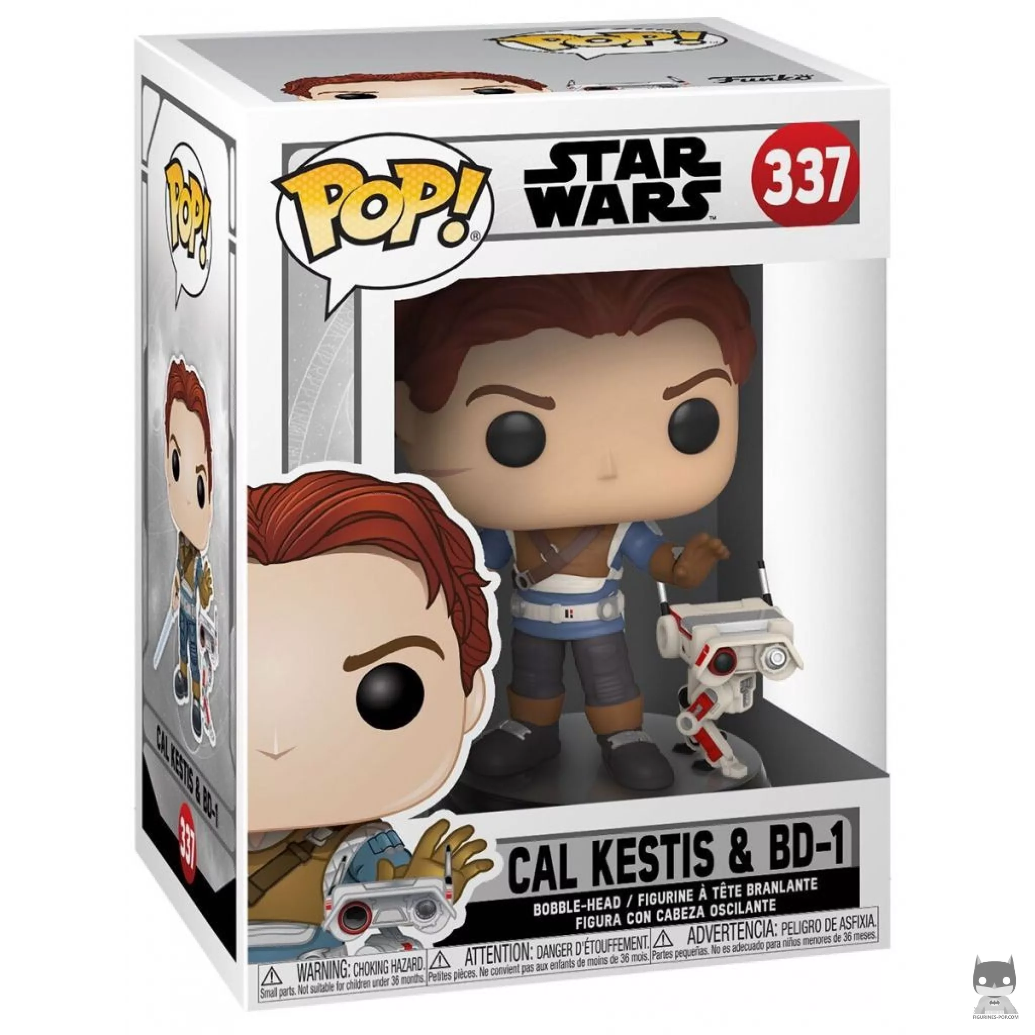 Figurine Funko POP Cal Kestis & BD-1 avec boîte