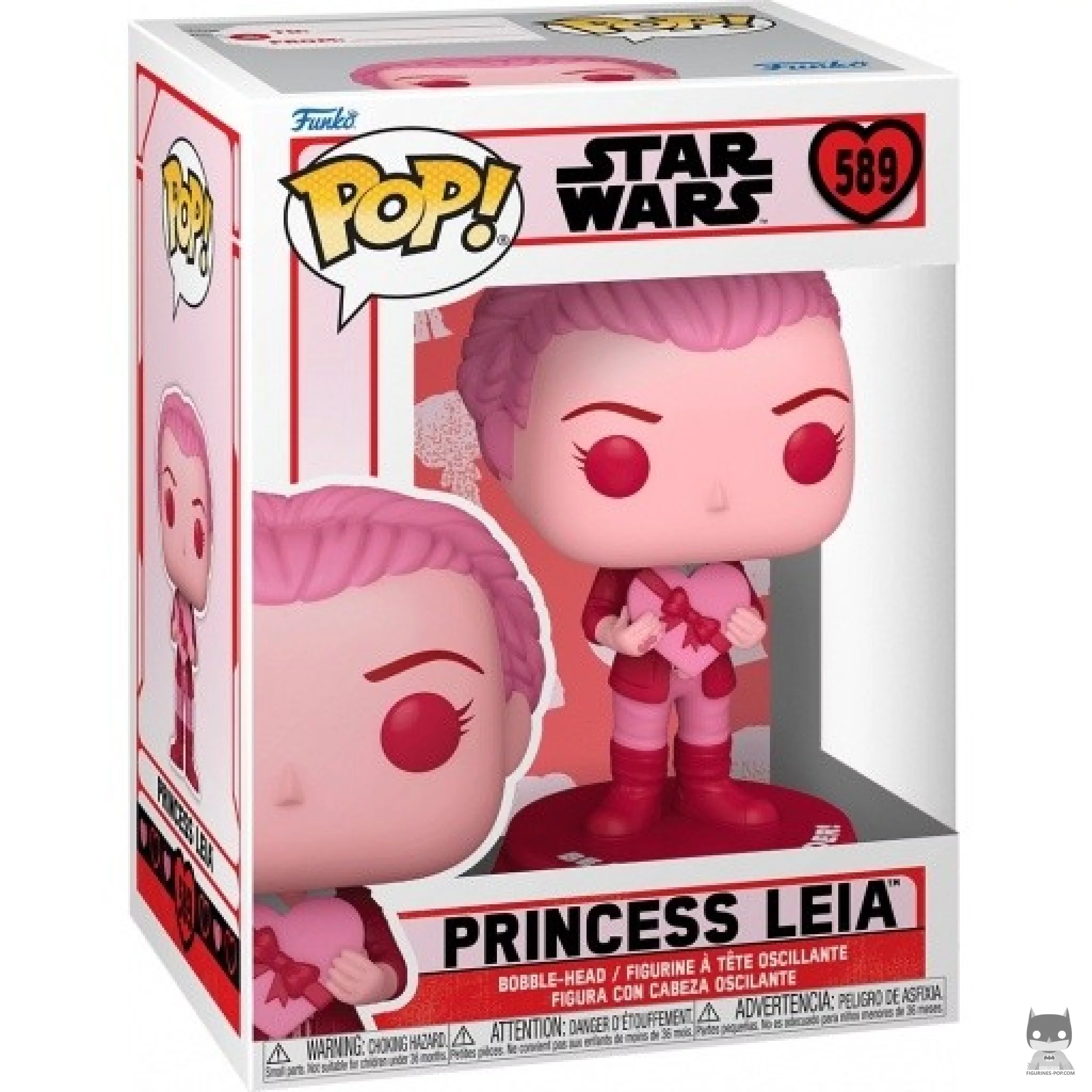 Figurine Funko POP Princesse Leia (Rose) avec boîte
