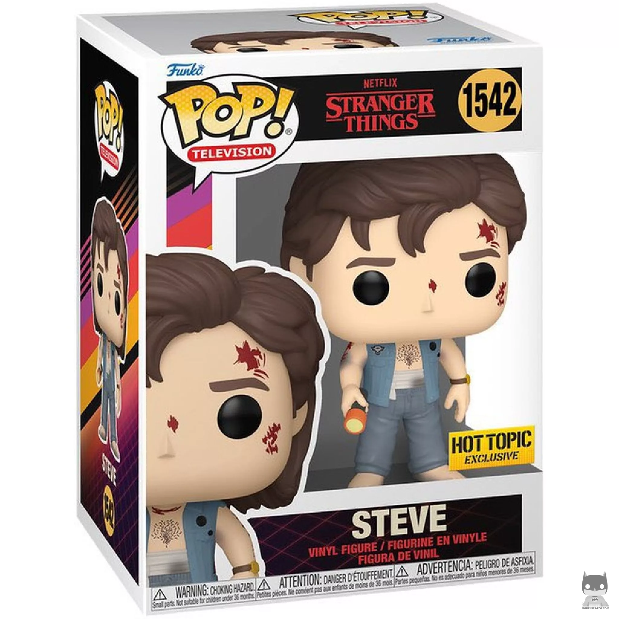 Figurine Funko POP Steve - Saison 4 (Bloody) avec boîte