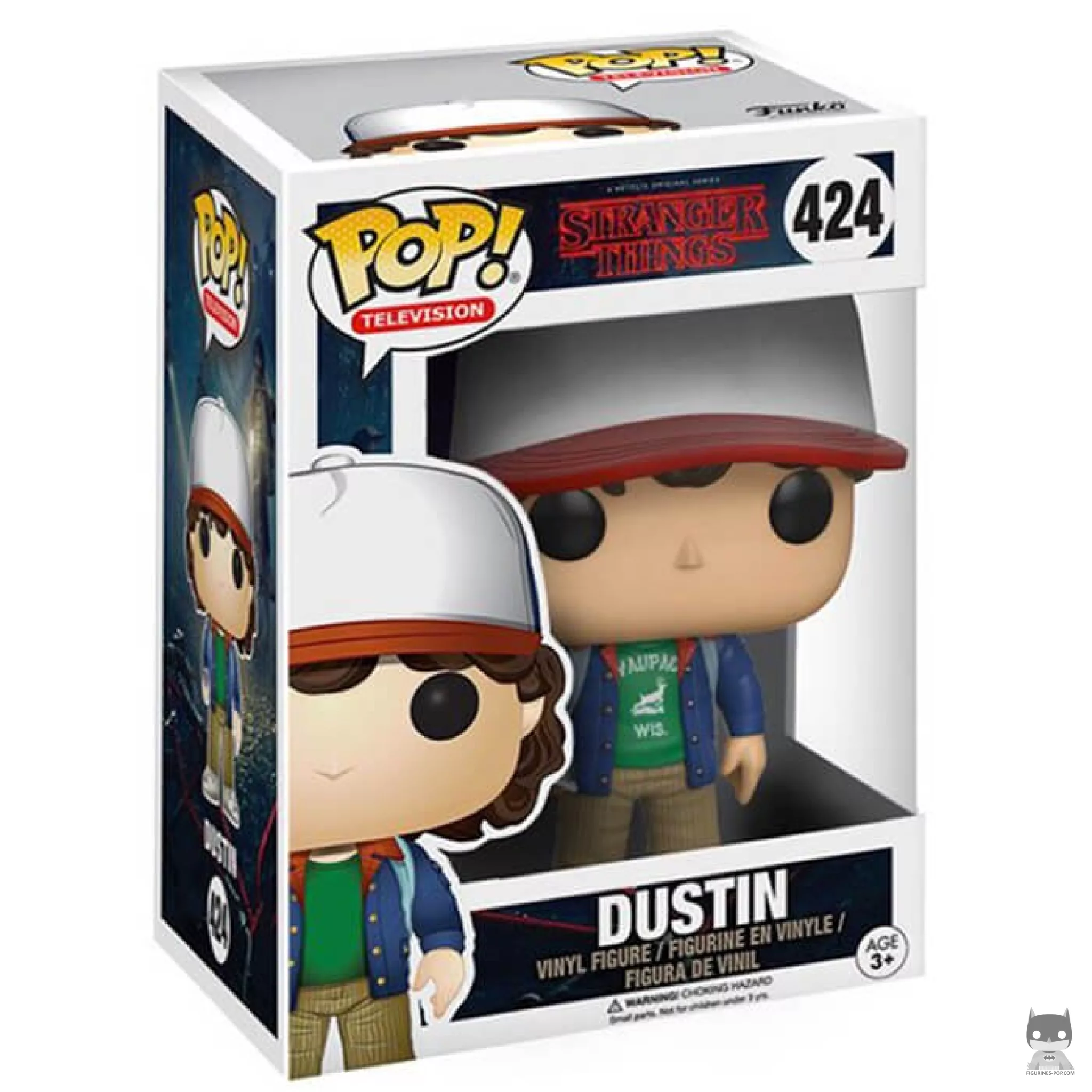 Figurine Funko POP Dustin Henderson avec la boussole avec boîte