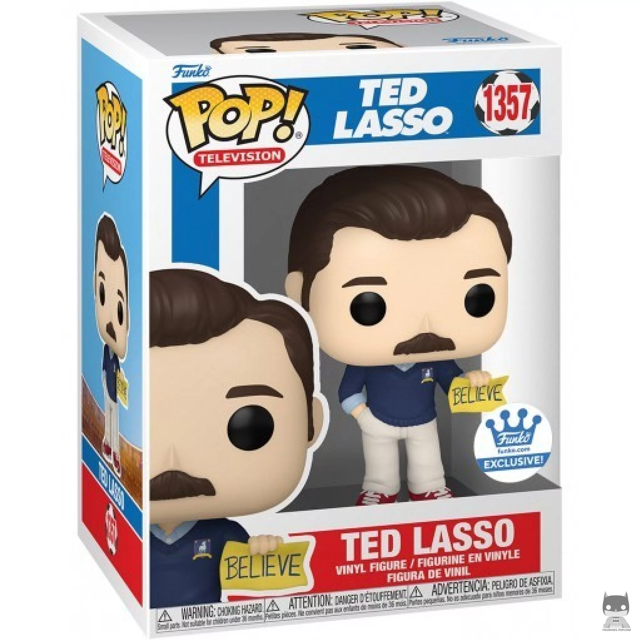 Figurine Funko POP Ted Lasso (Believe) avec boîte