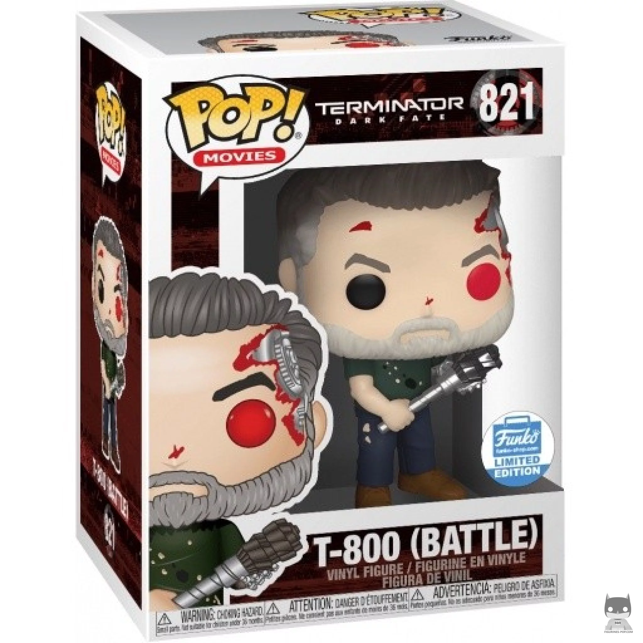 Figurine Funko POP T-800 Combat avec boîte