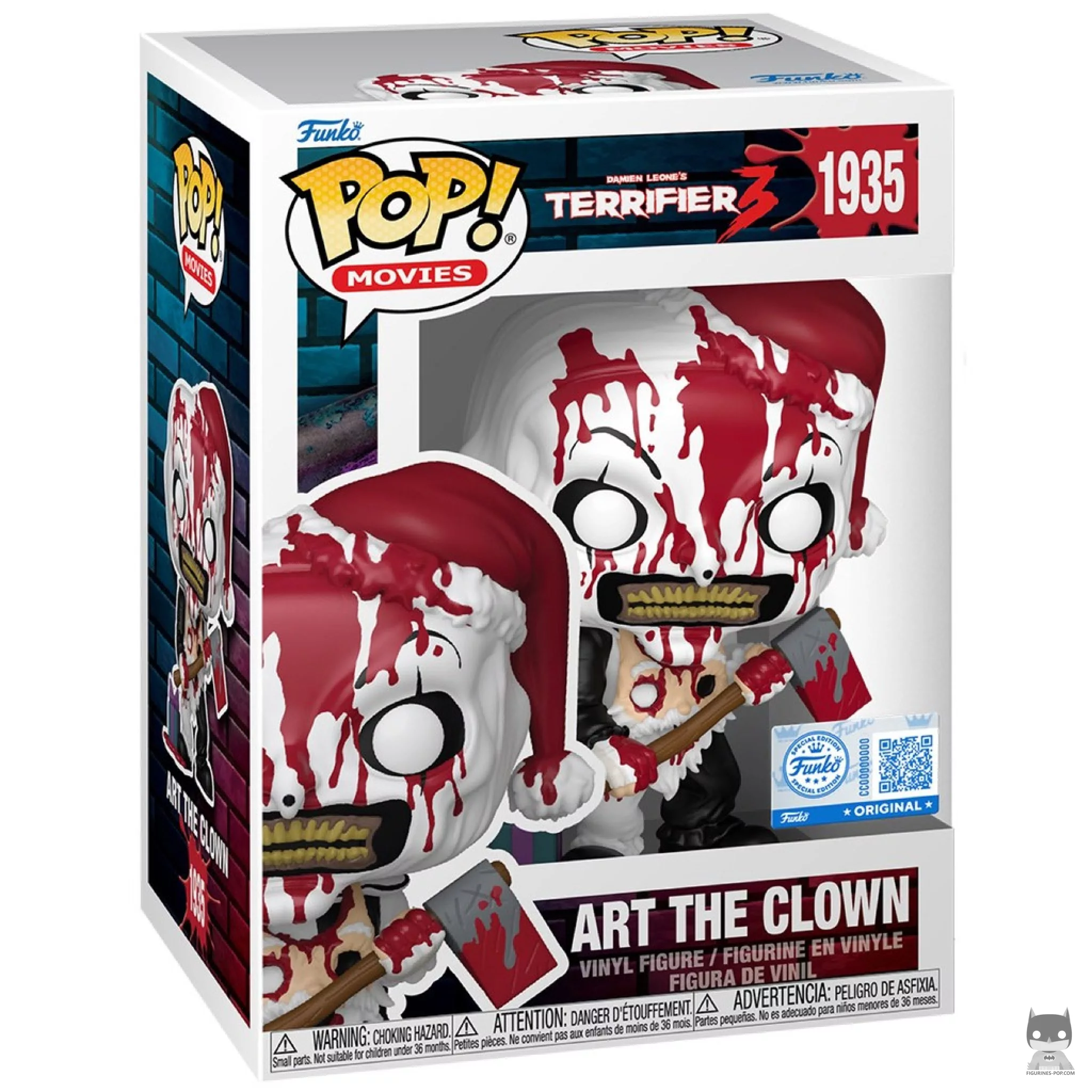 Figurine Funko POP Art le Clown (Hache) avec boîte