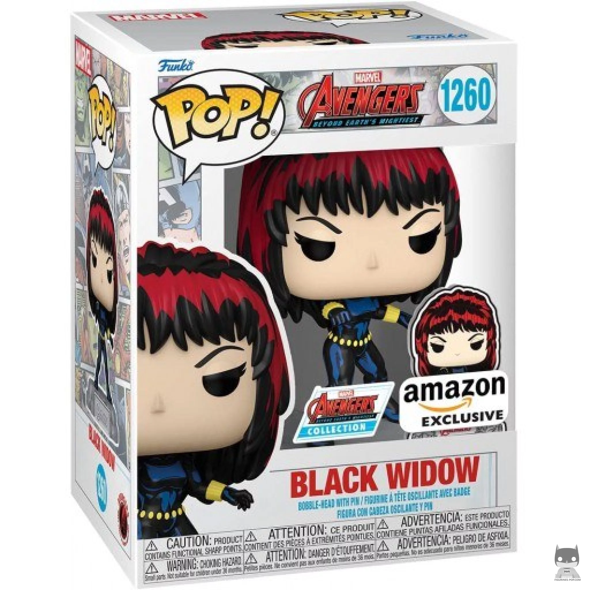 Figurine Funko POP Black Widow avec boîte