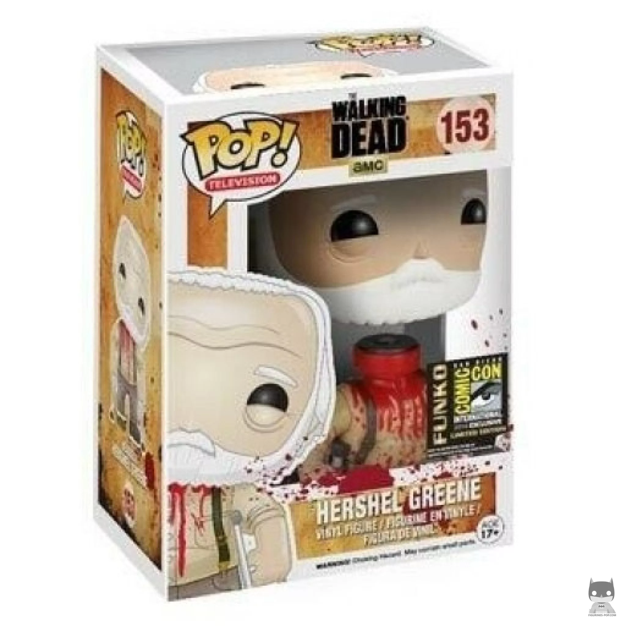 Figurine Funko POP Hershel Greene sans tête avec boîte
