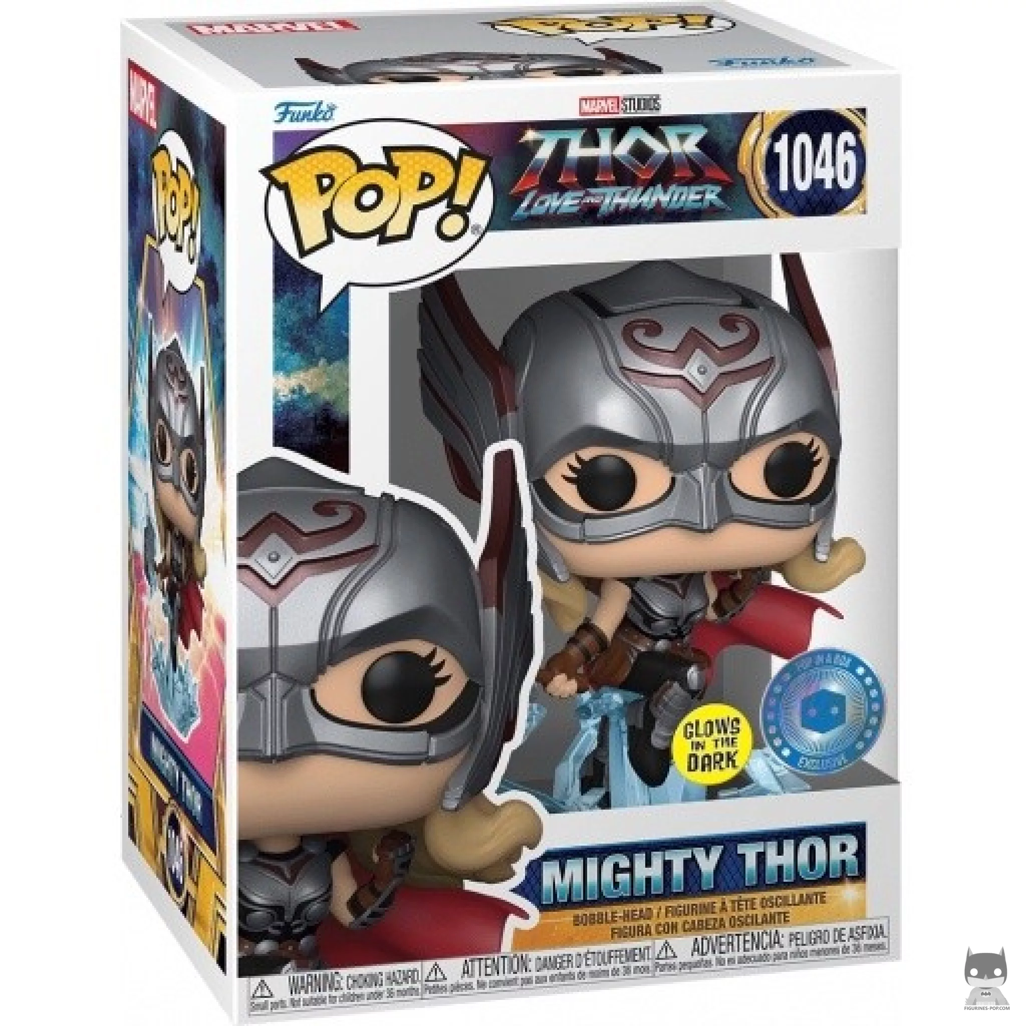 Figurine Funko POP Mighty Thor (Glow in the Dark) avec boîte