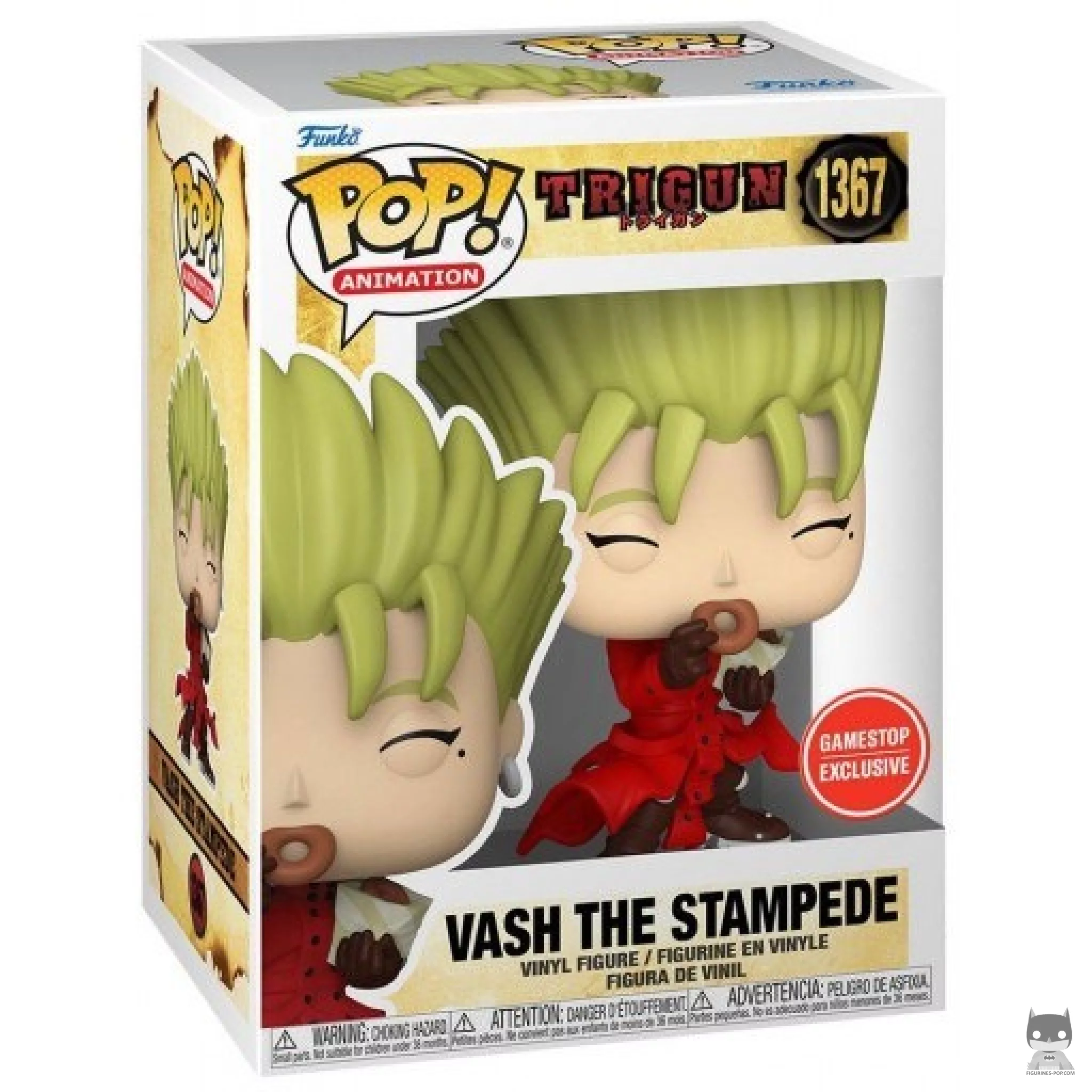Figurine Funko POP Vash the Stampede avec Donuts avec boîte