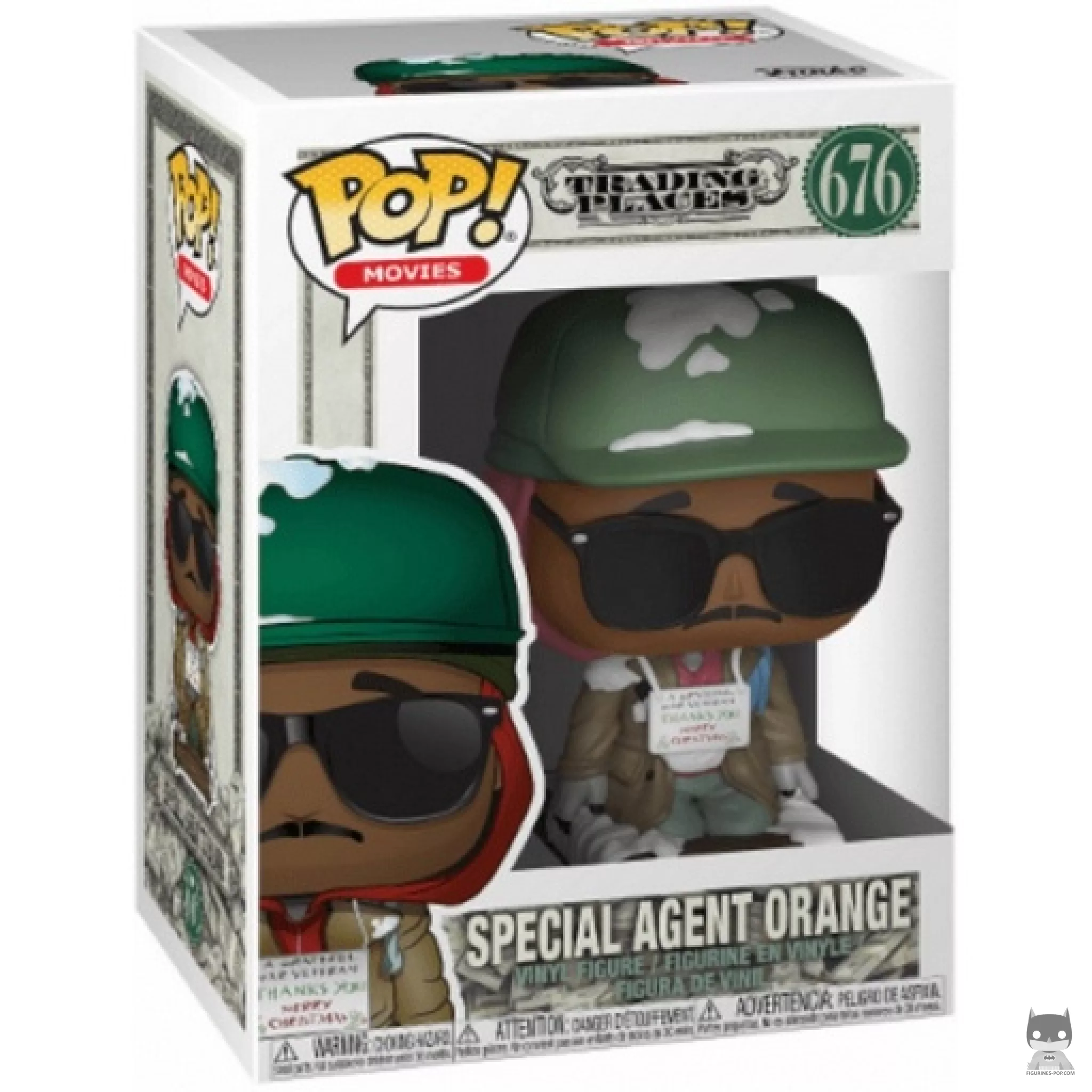 Figurine Funko POP Agent Spécial Orange avec boîte