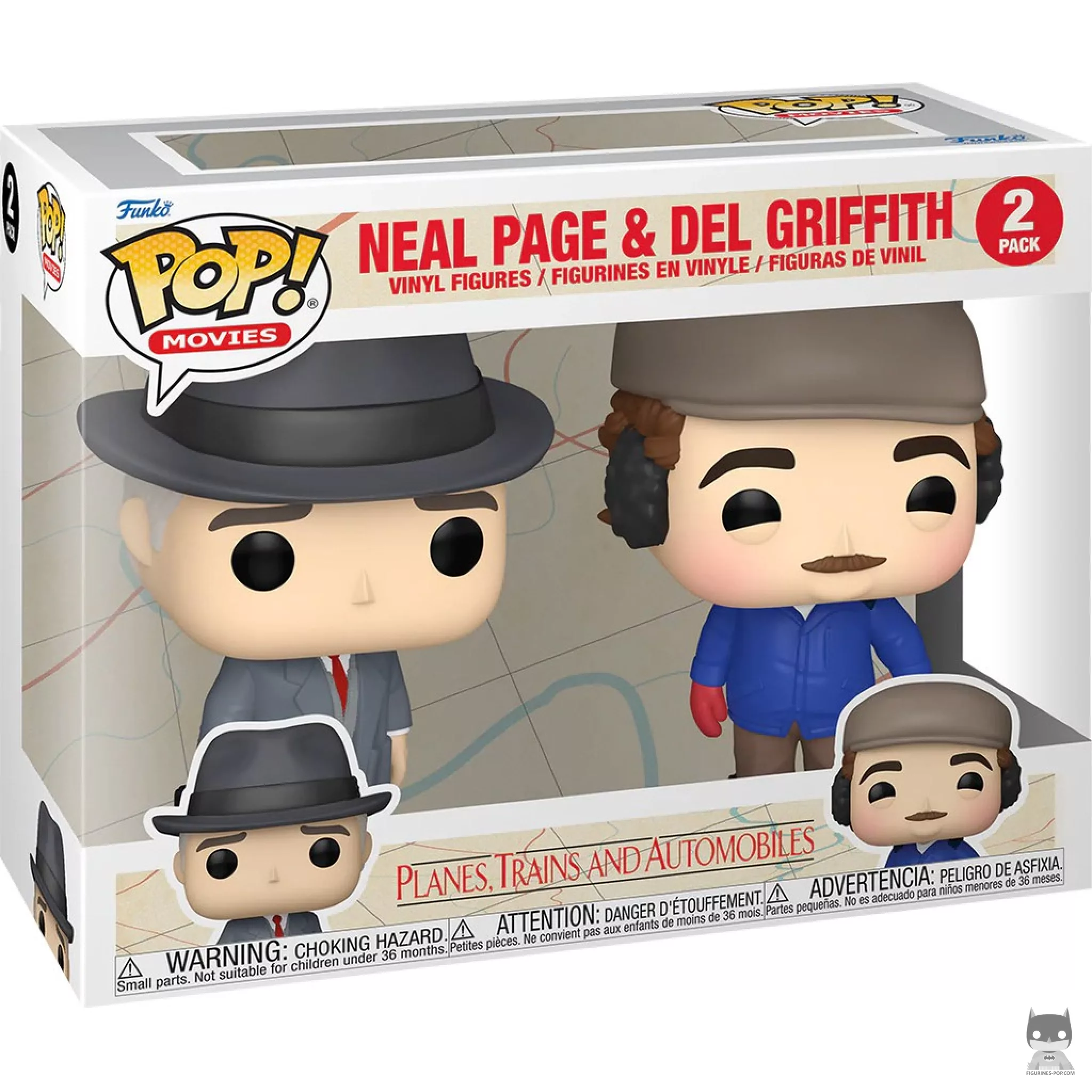 Figurine Funko POP Neal Page & Del Griffith avec boîte