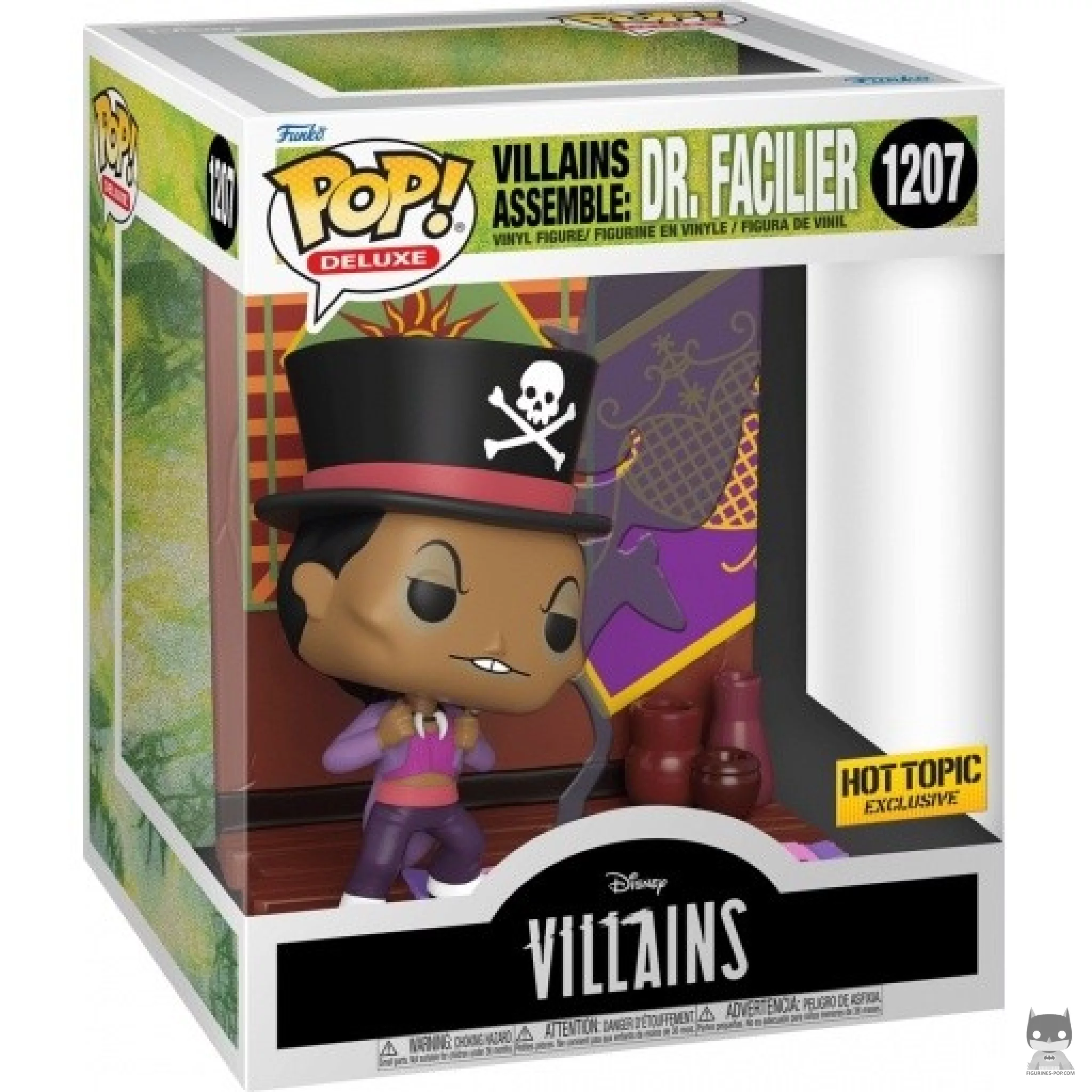 Figurine Funko POP Villains Assemble : Dr. Facilier avec boîte