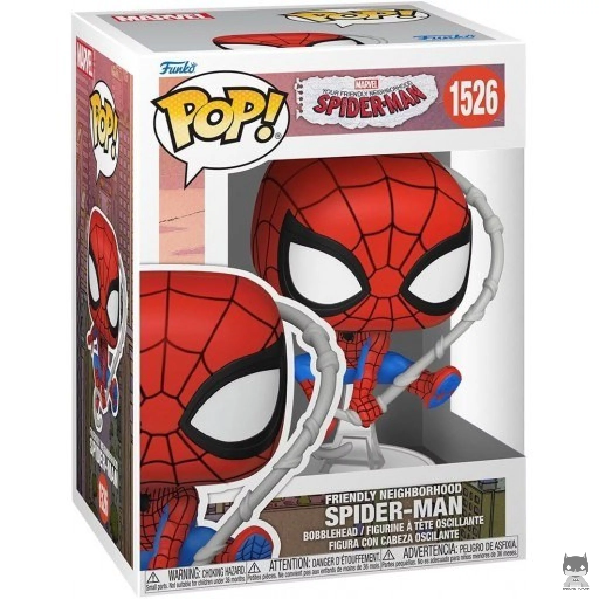 Figurine Funko POP Spider-Man avec boîte