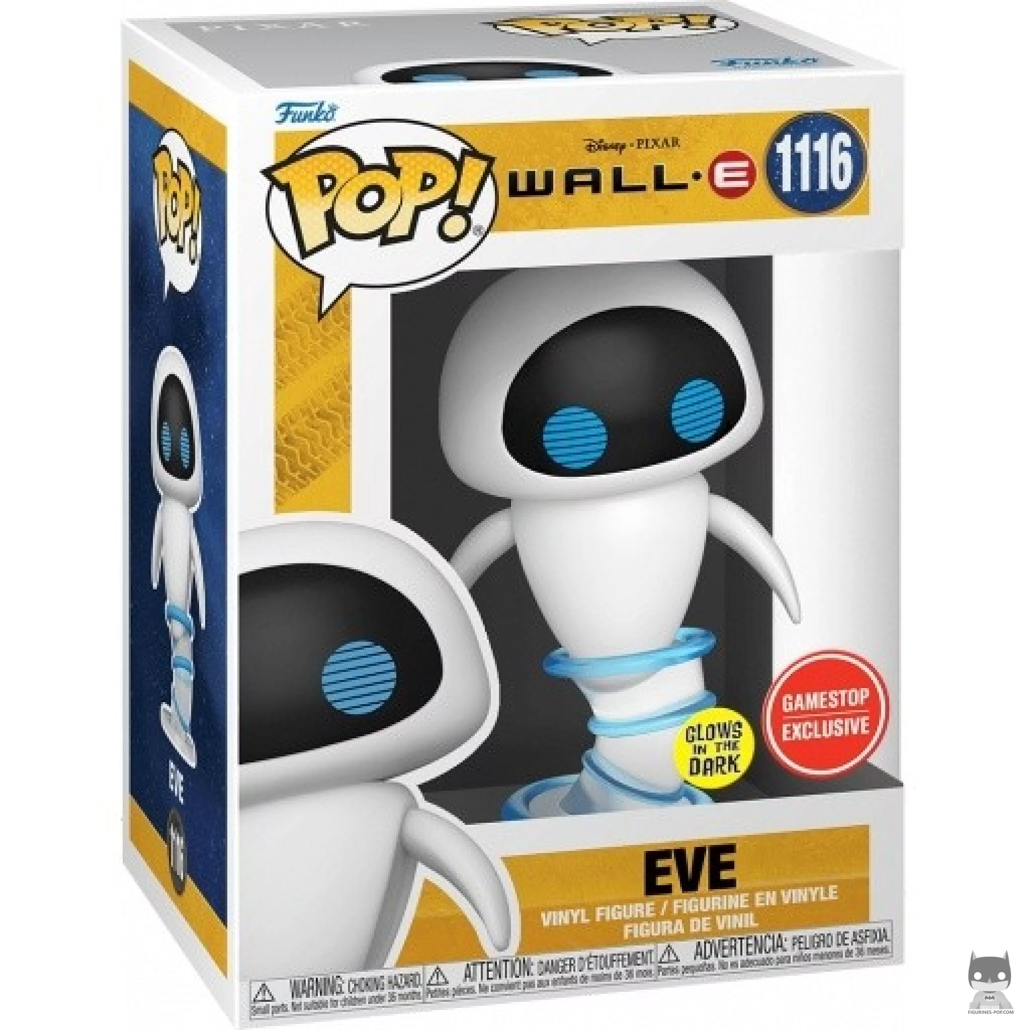 Figurine Funko POP EVE (Glow in the Dark) avec boîte