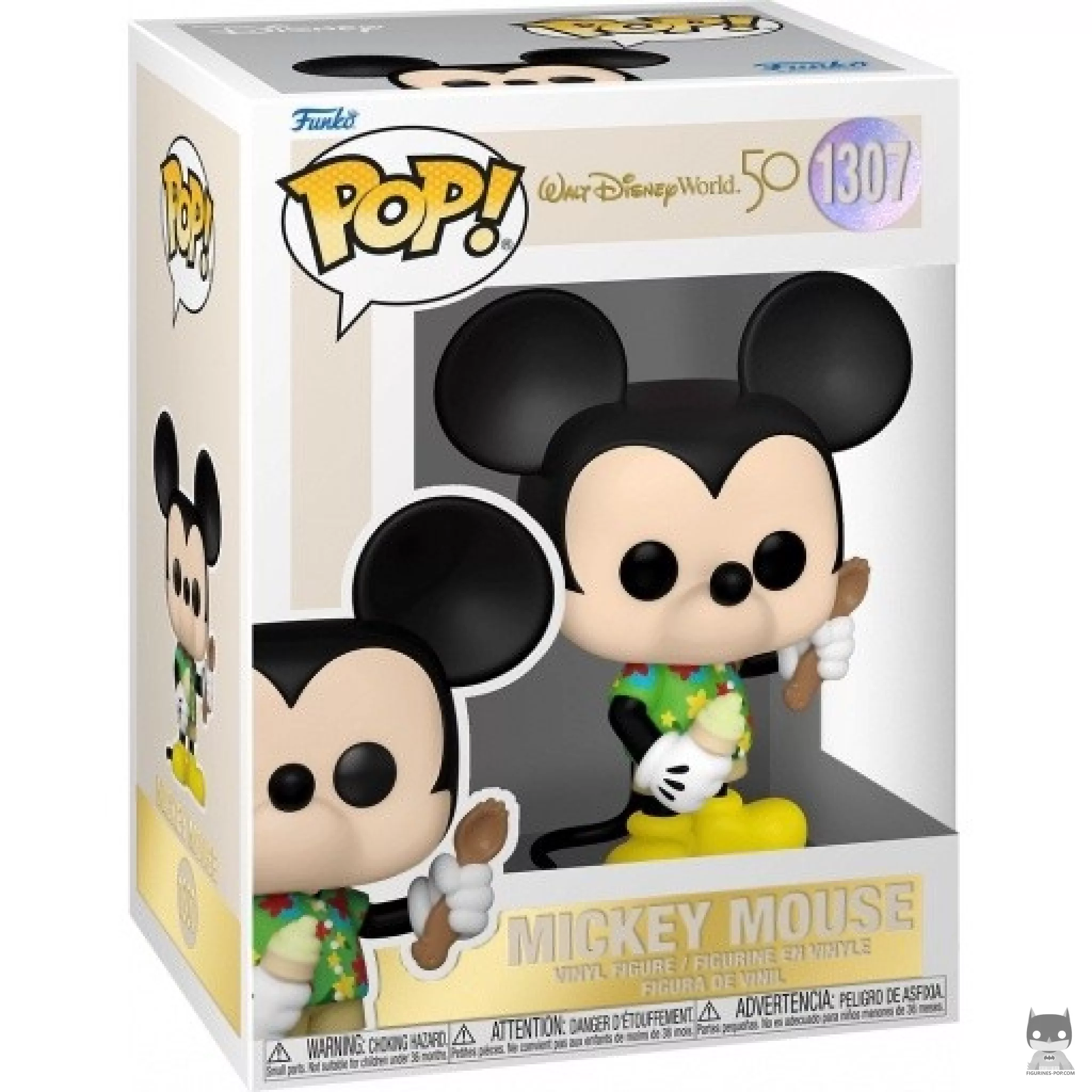 Figurine Funko POP Mickey Mouse Aloha avec boîte