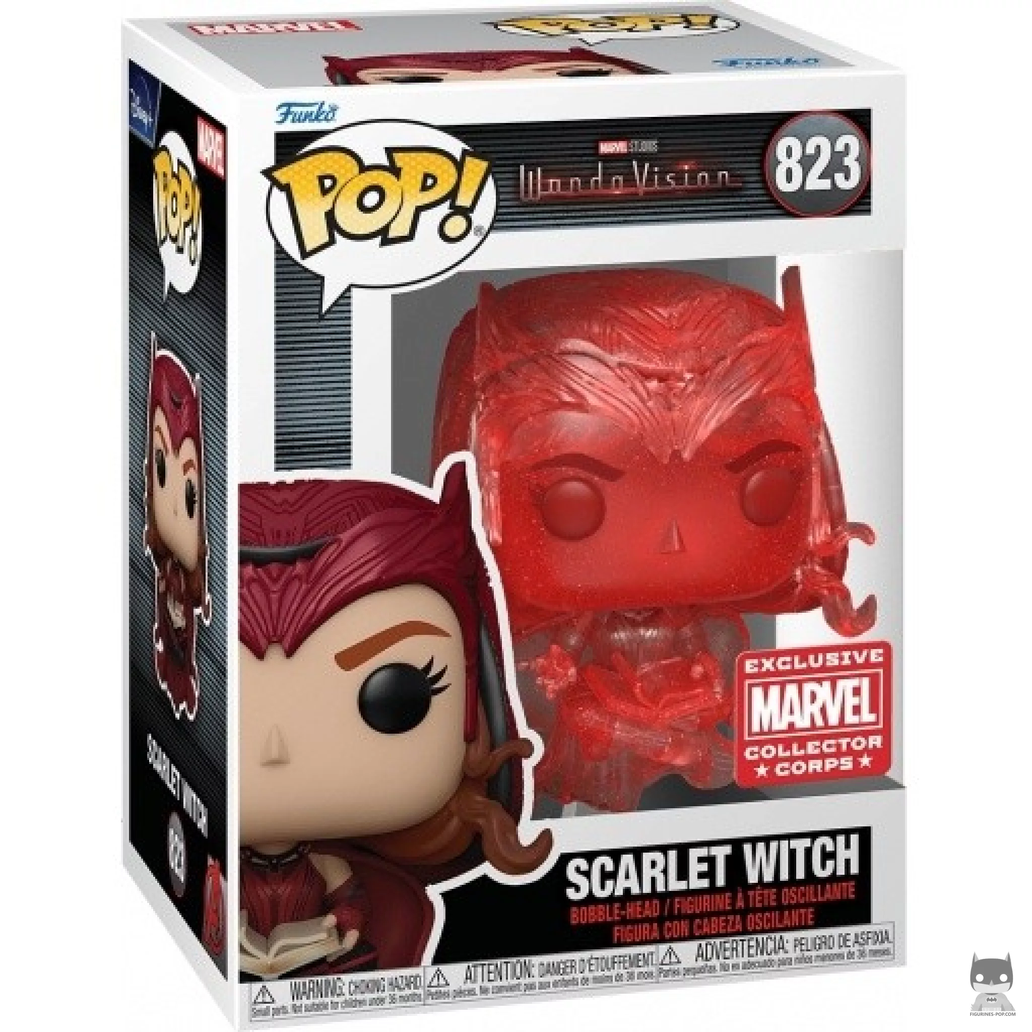 Figurine Funko POP Sorcière Rouge (Translucent & Glitter) avec boîte