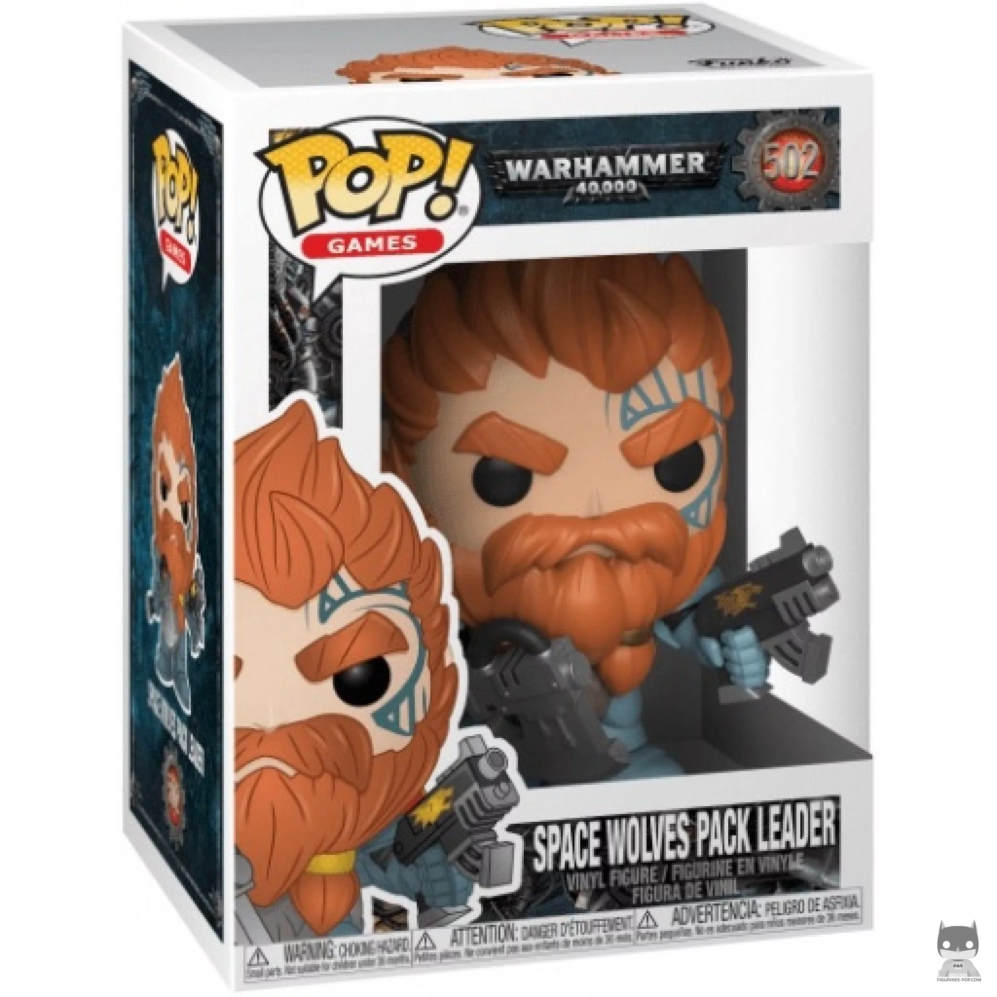 Figurine Funko POP Space Wolves Pack Leader avec boîte