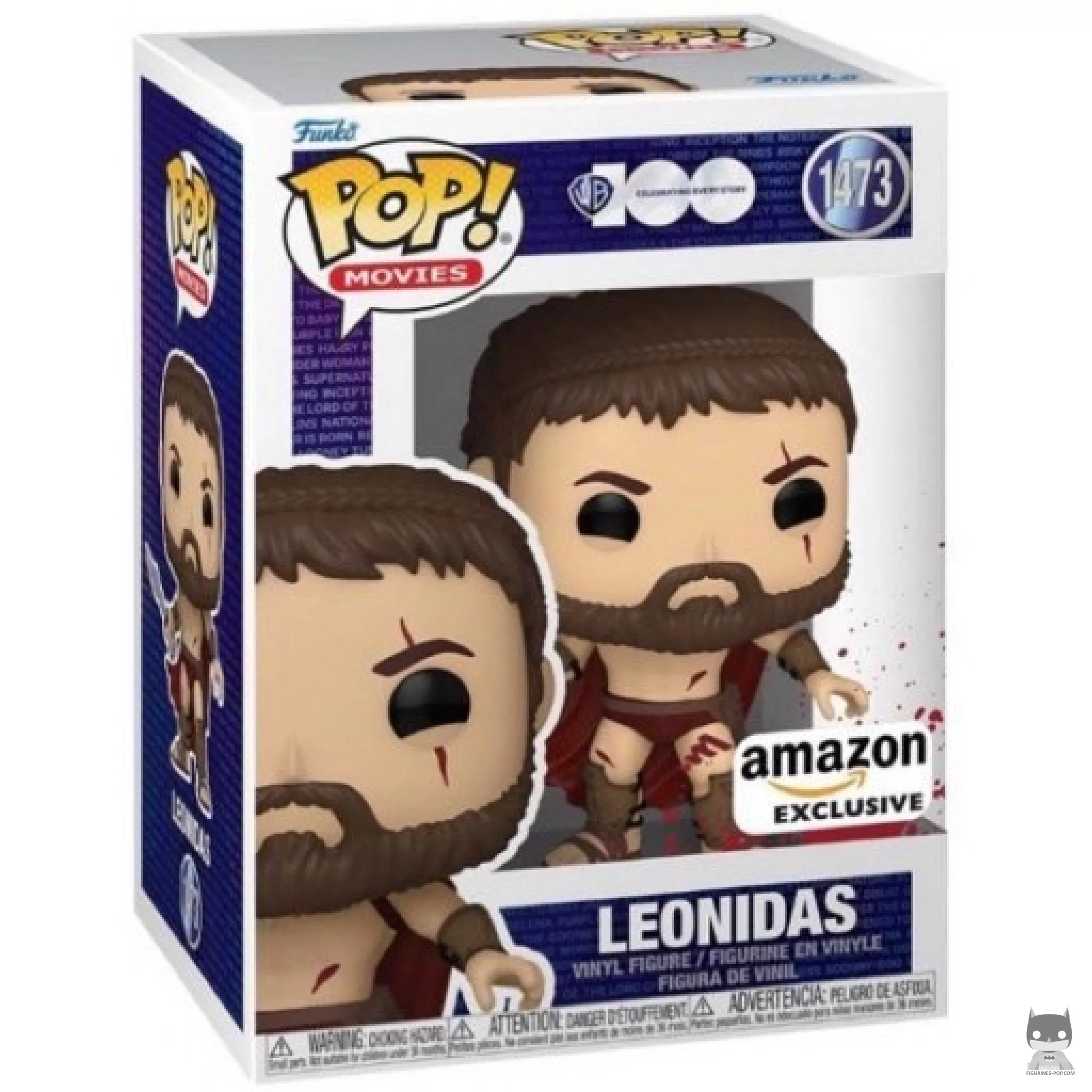 Figurine Funko POP Leonidas (300) (Bloody) avec boîte