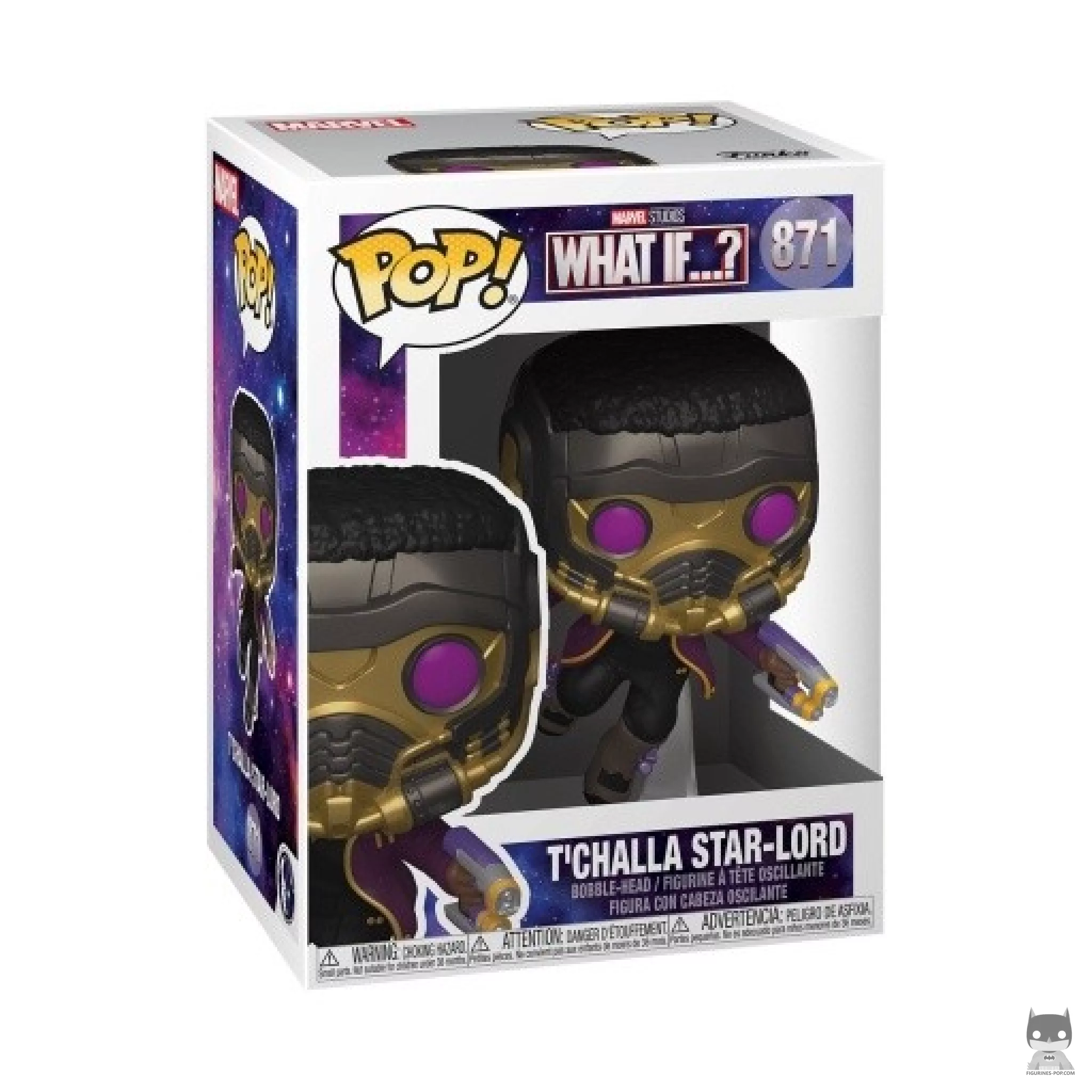 Figurine Funko POP T'Challa Star-Lord avec boîte