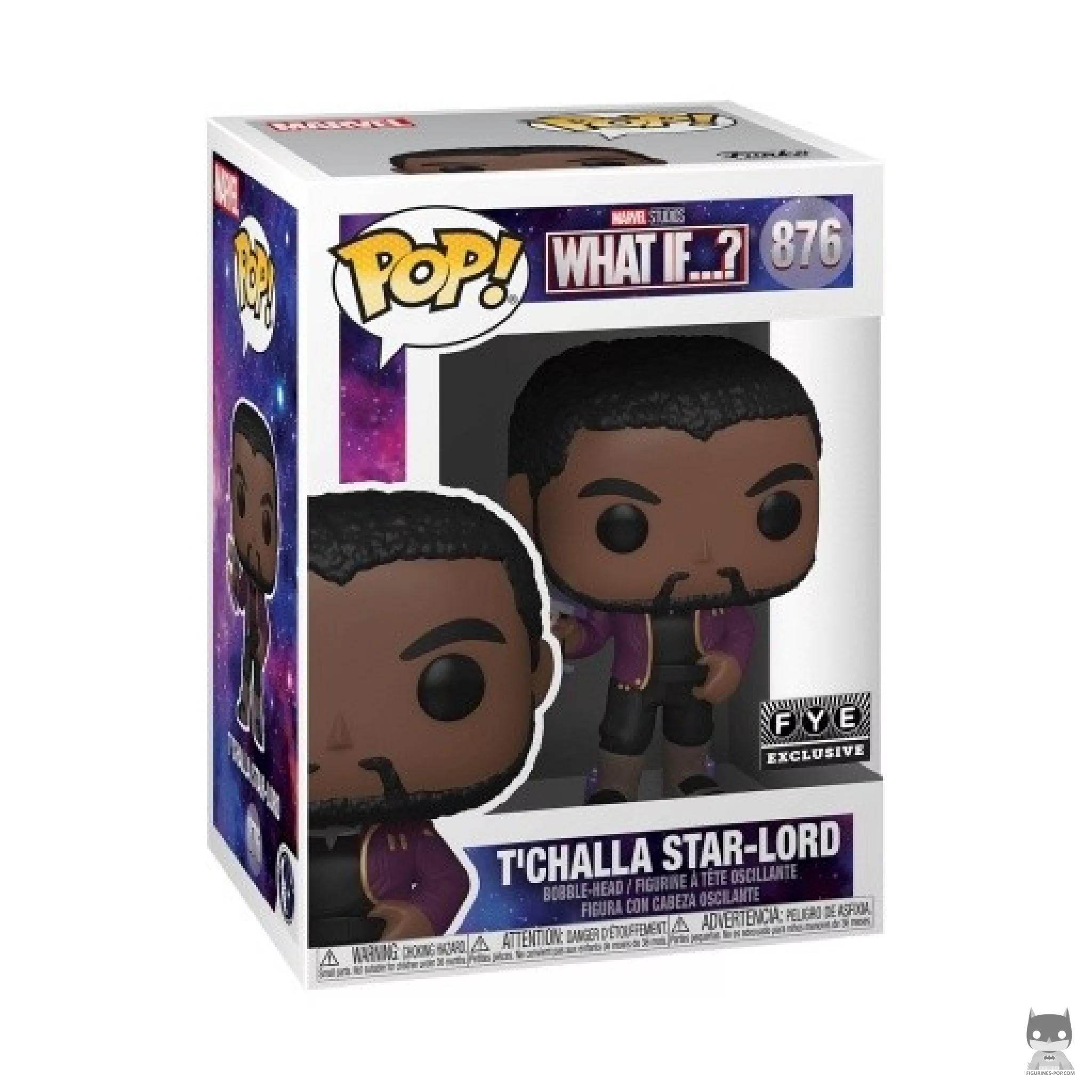 Figurine Funko POP T'Challa Star-Lord avec boîte