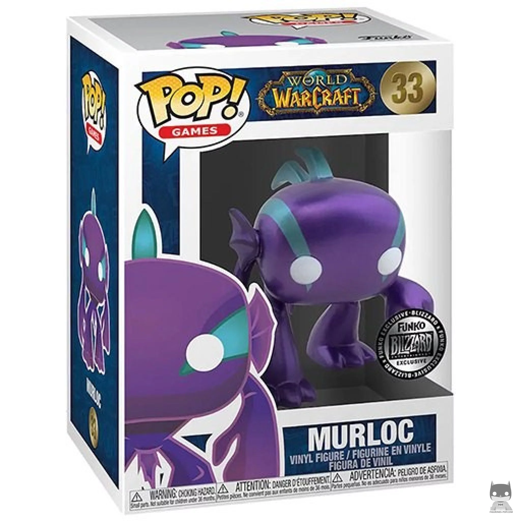 Figurine Funko POP Murloc (Metallic) avec boîte
