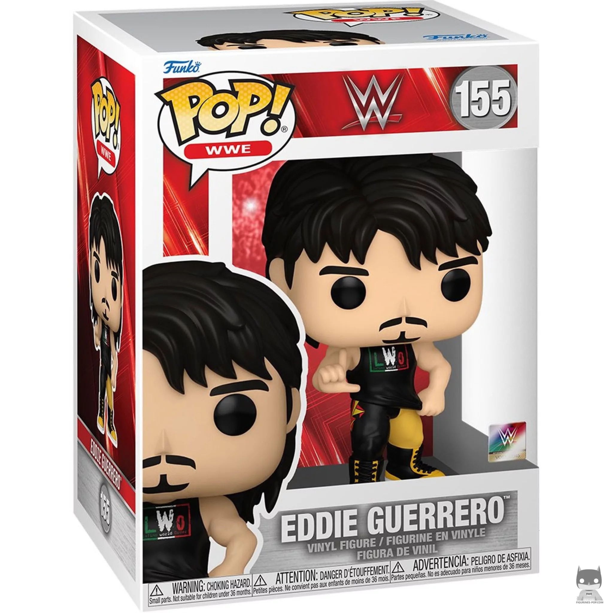 Figurine Funko POP Eddie Guerrero avec boîte