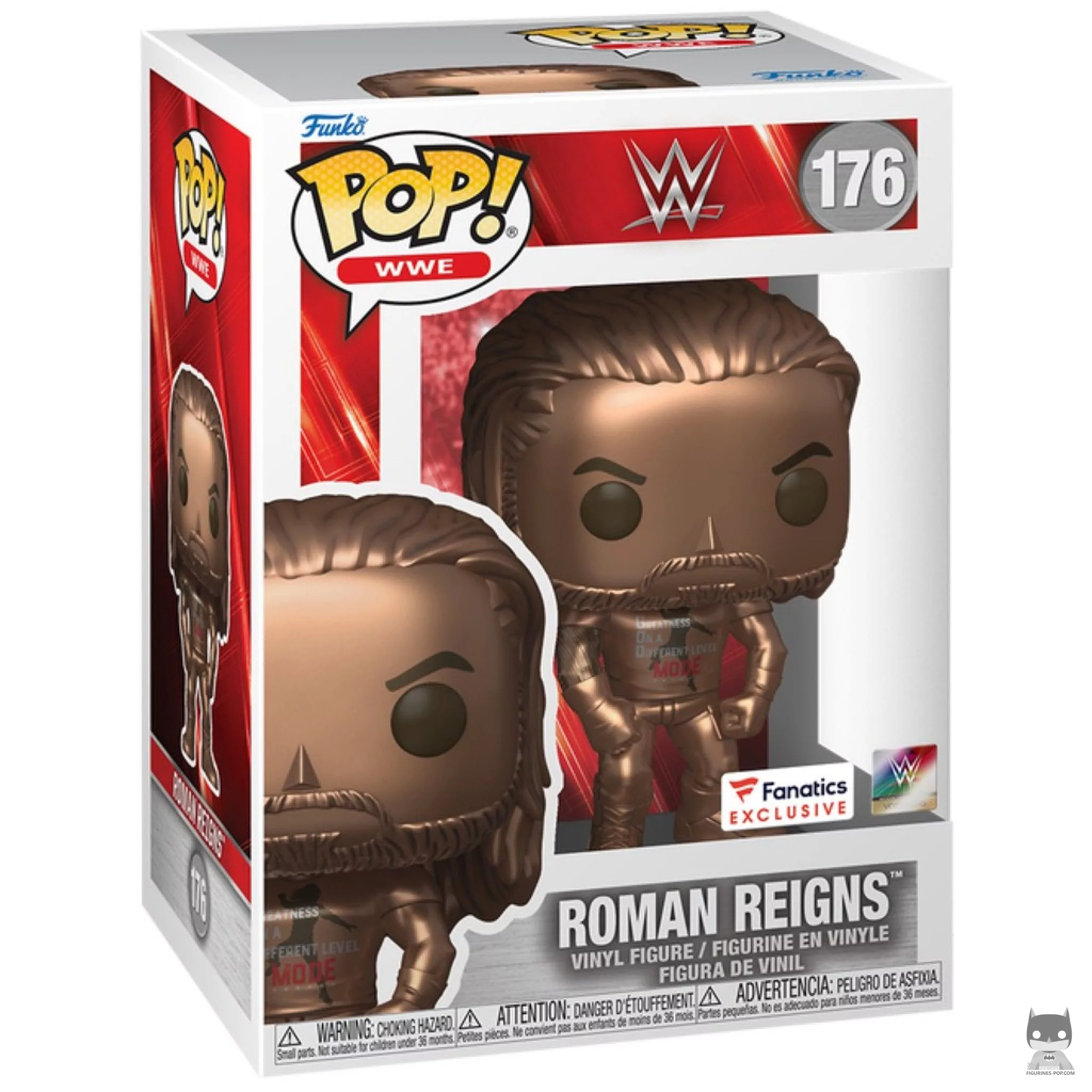 Figurine Funko POP Roman Reigns (Bronze) avec boîte